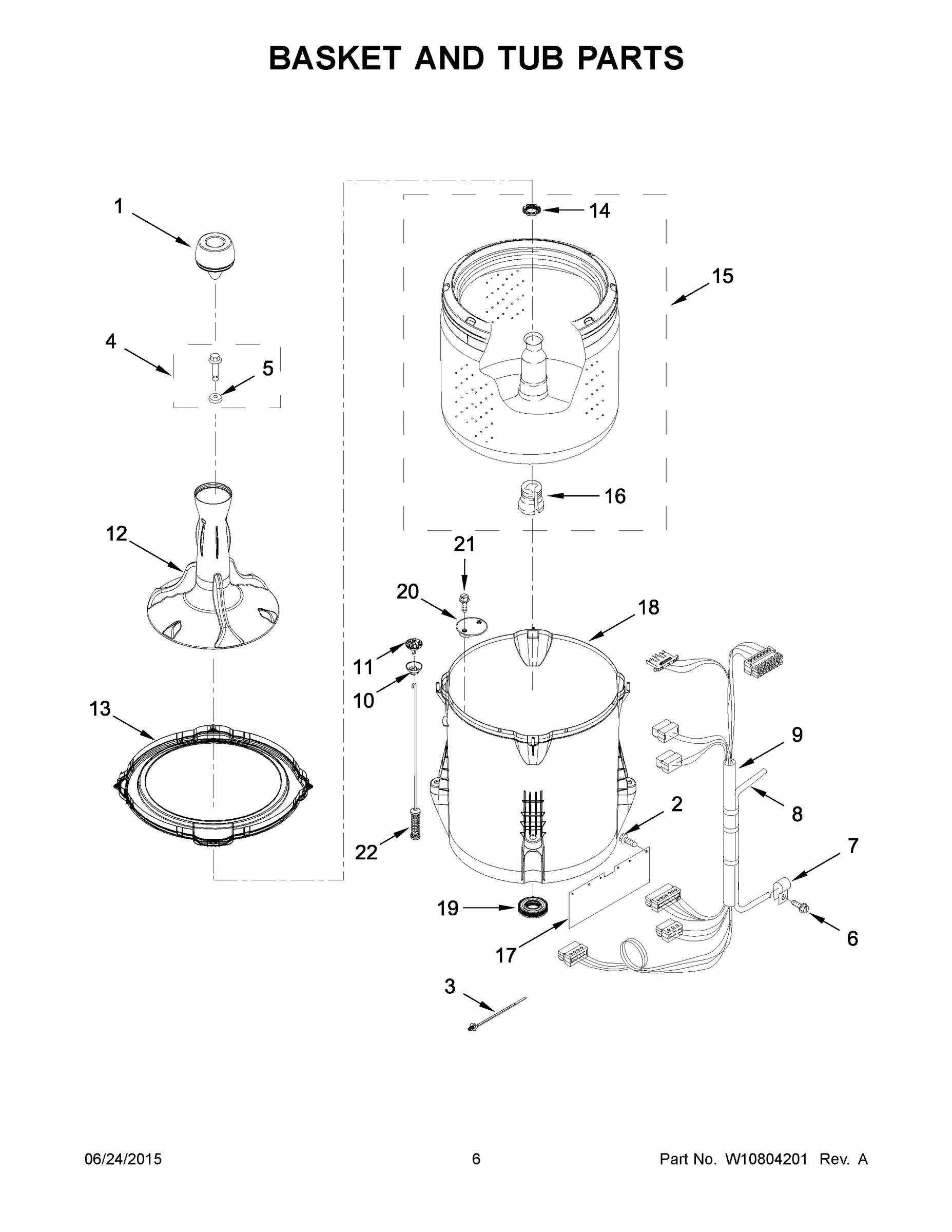 04 - BASKET AND TUB PARTS