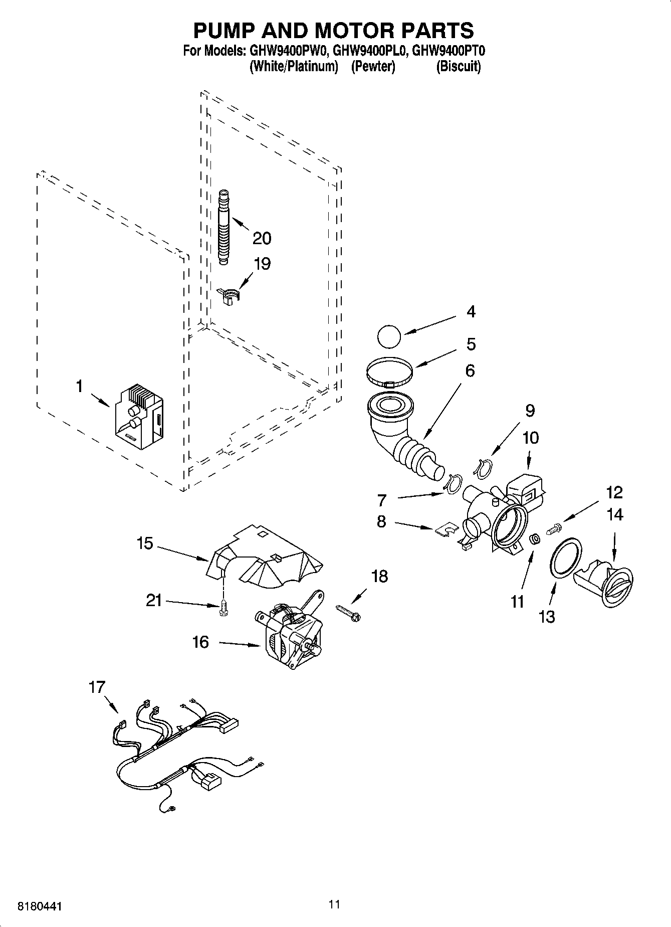 06 - PUMP AND MOTOR PARTS, OPTIONAL PARTS (NOT INCLUDED)