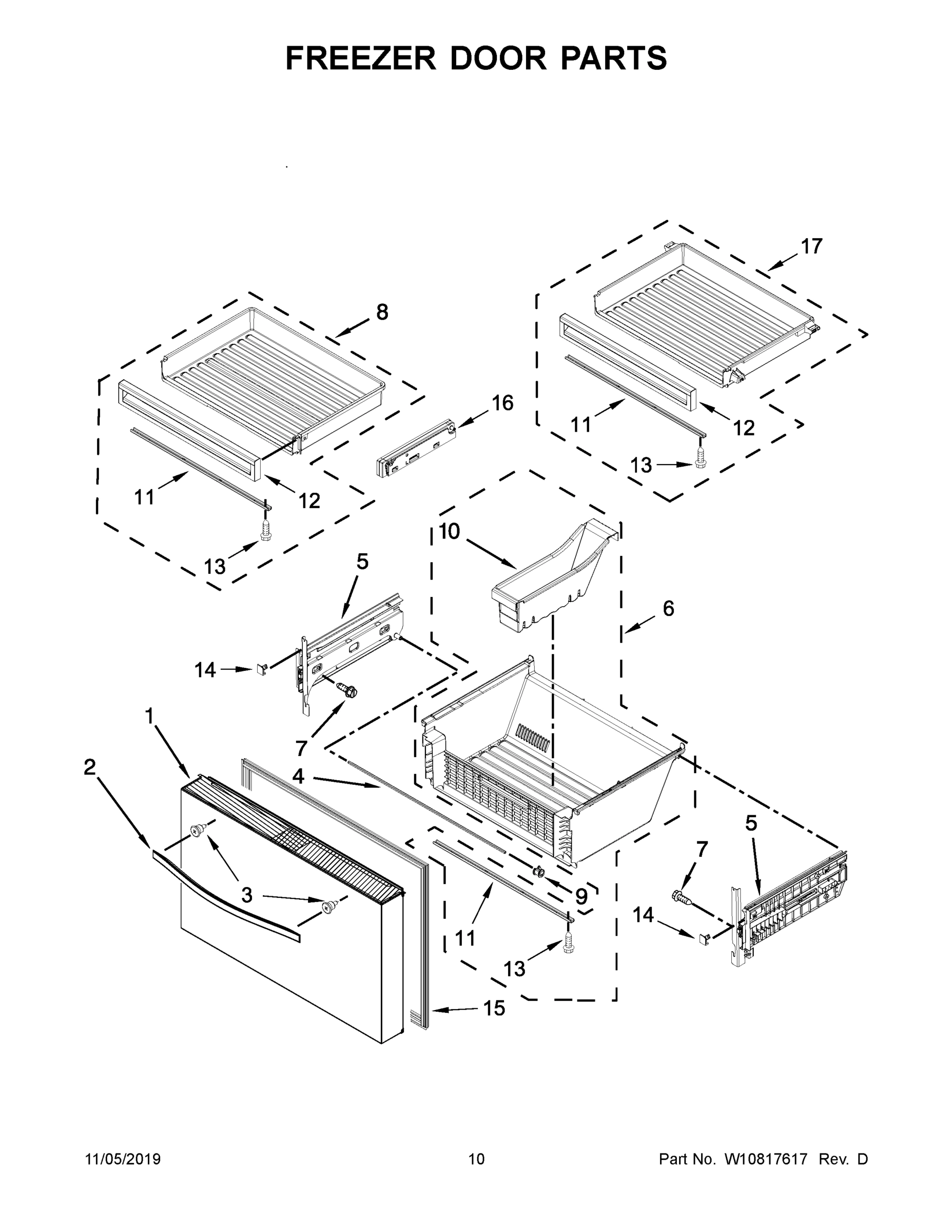 06 - FREEZER DOOR PARTS