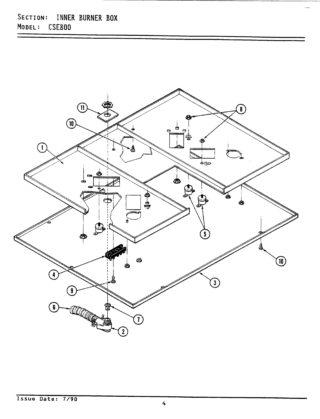 01 - INNER BURNER BOX