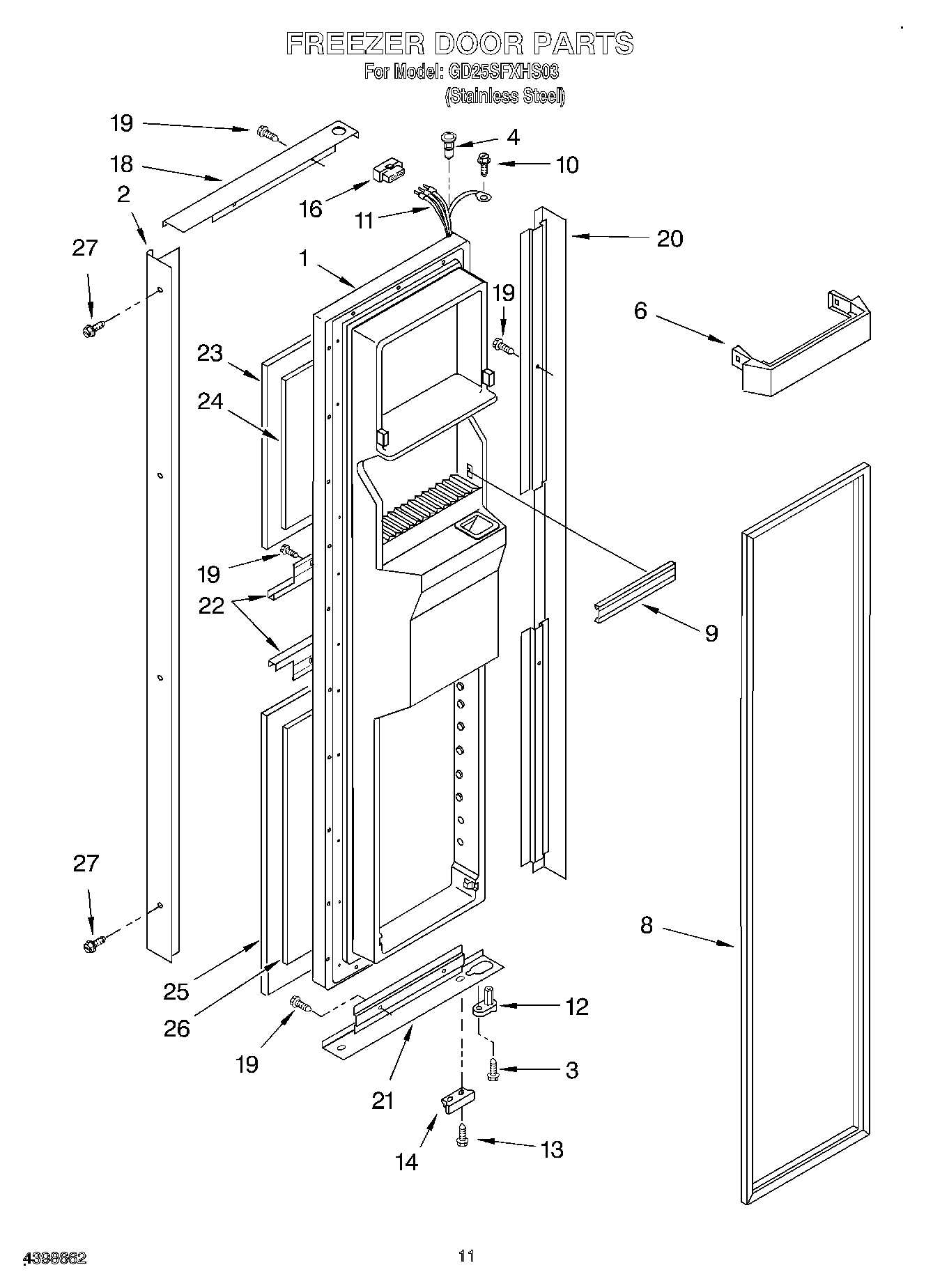 07 - FREEZER DOOR