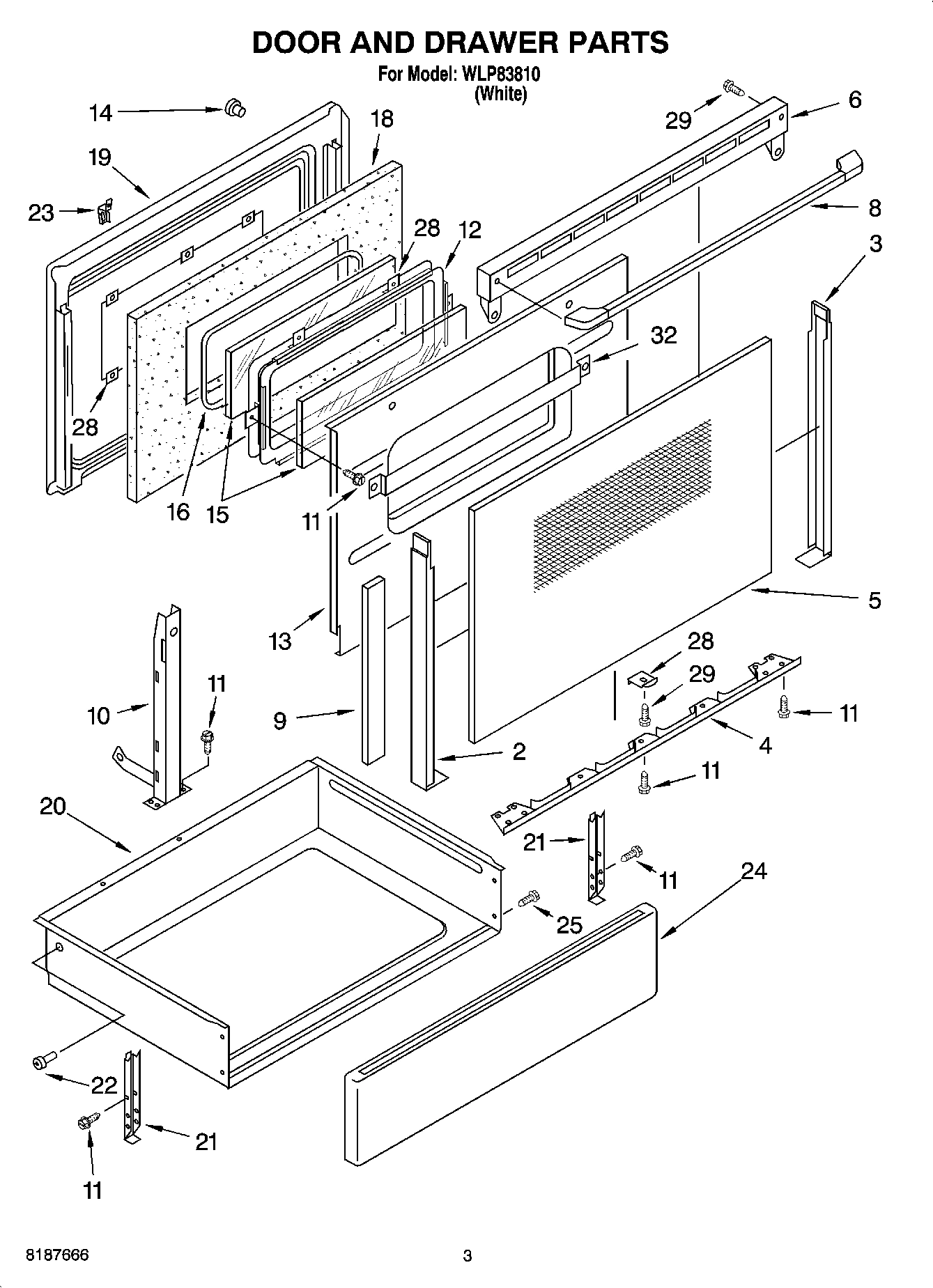 03 - DOOR AND DRAWER PARTS