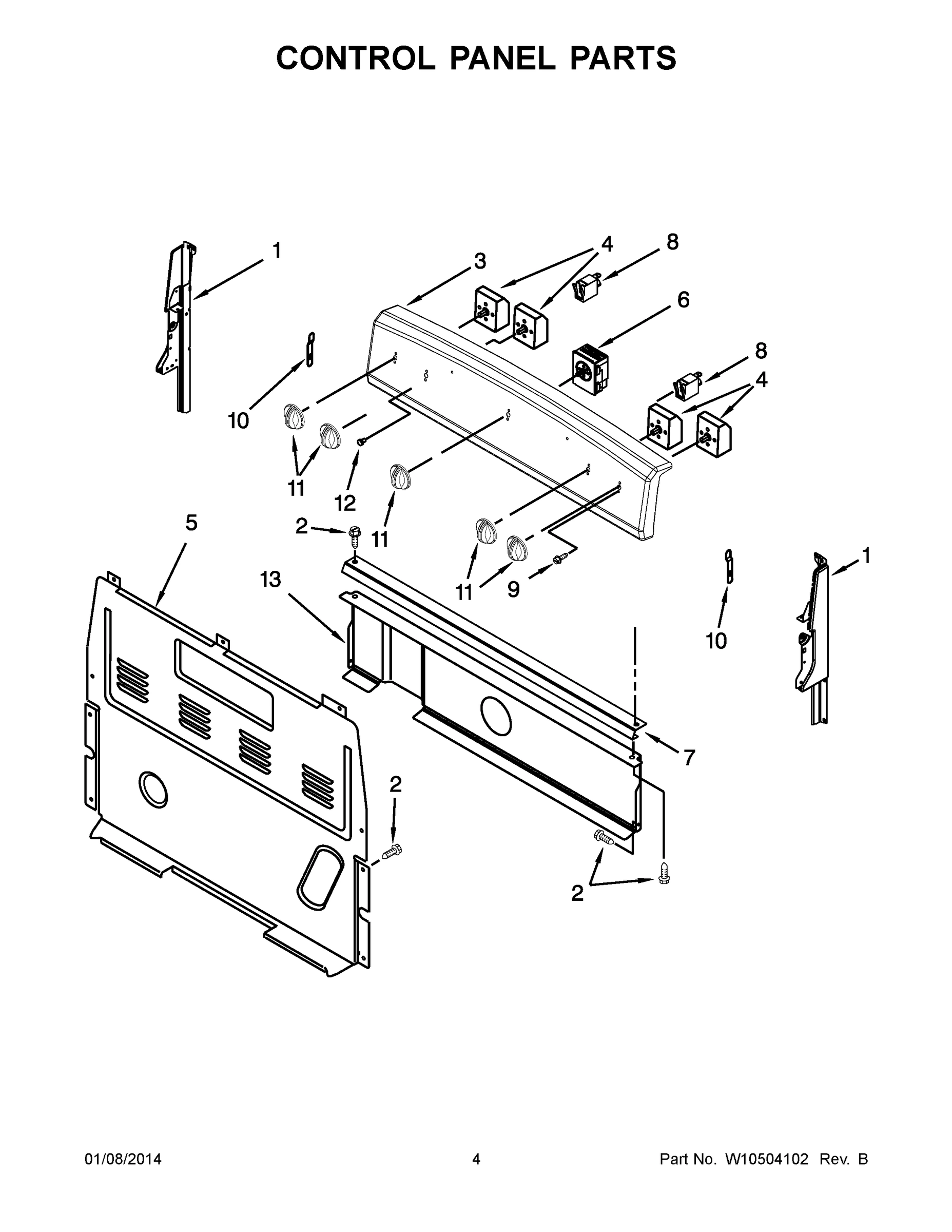 03 - CONTROL PANEL PARTS