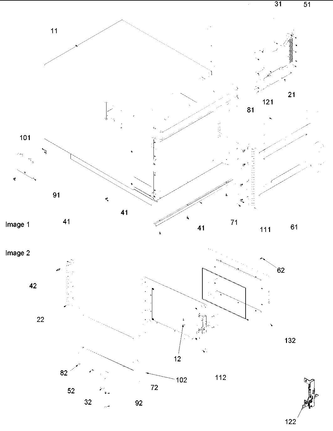 09 - OUTERCASE & DOOR ASSEMBLY