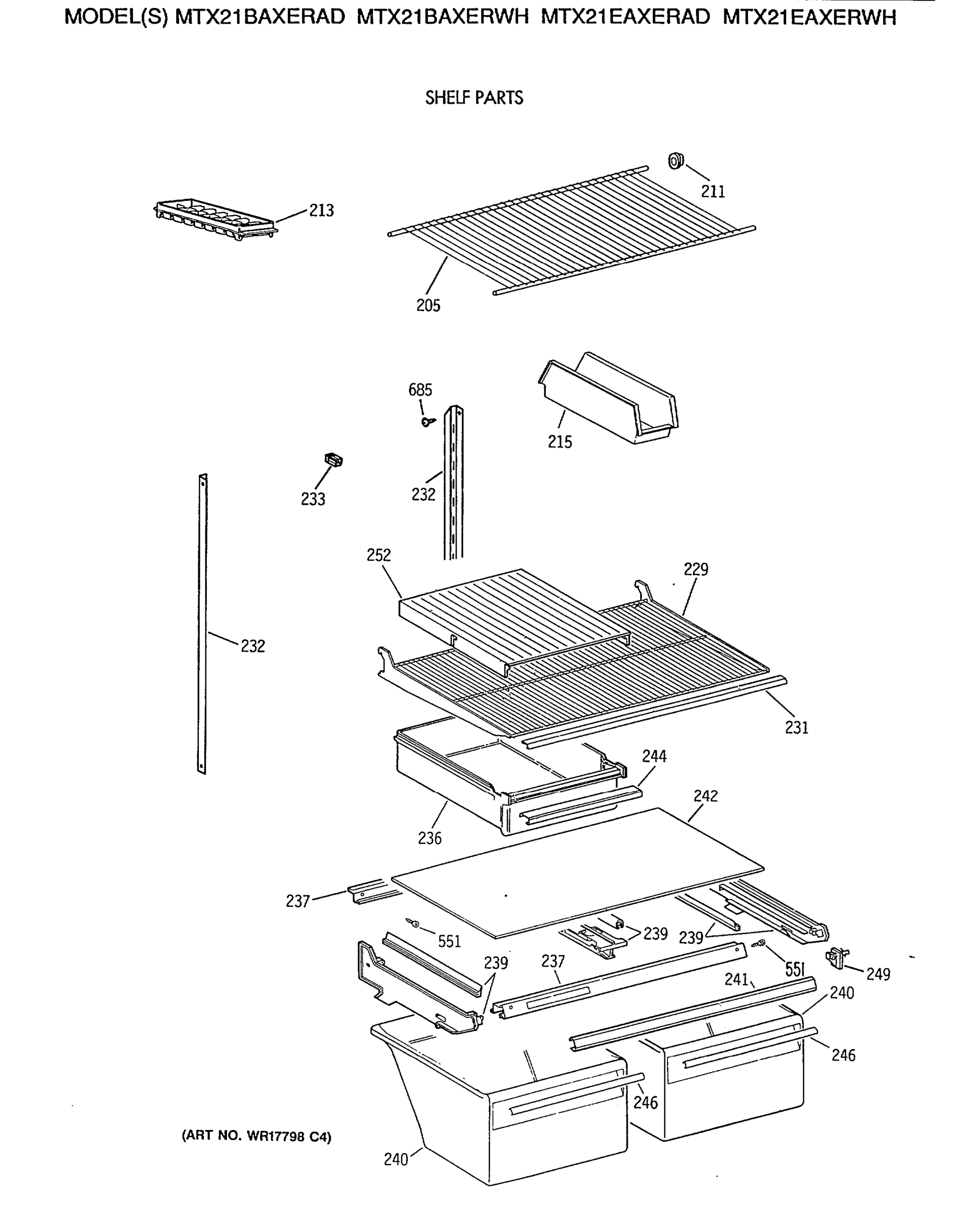 SHELF PARTS
