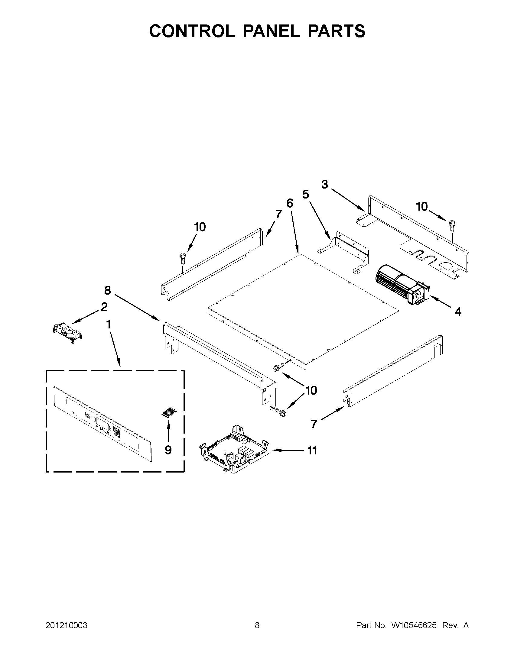 04 - CONTROL PANEL PARTS