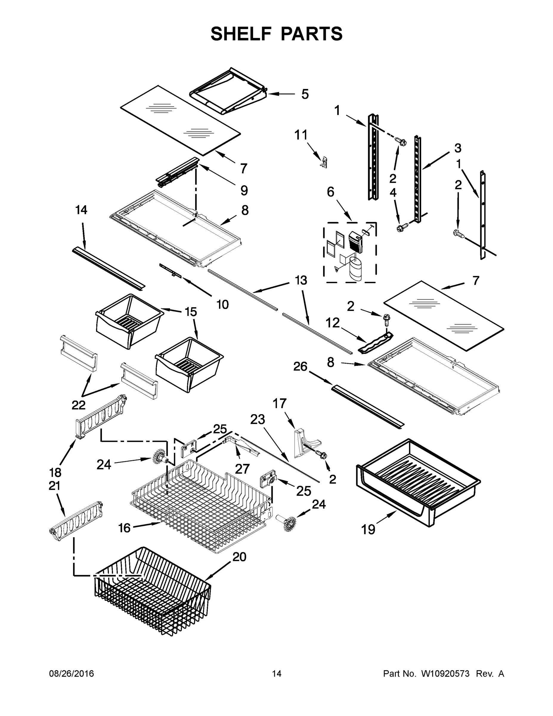08 - SHELF PARTS
