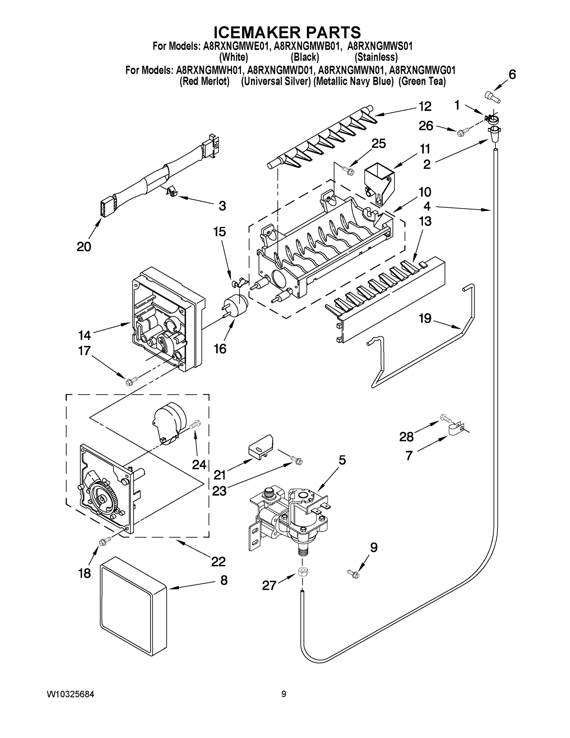 05 - ICEMAKER PARTS