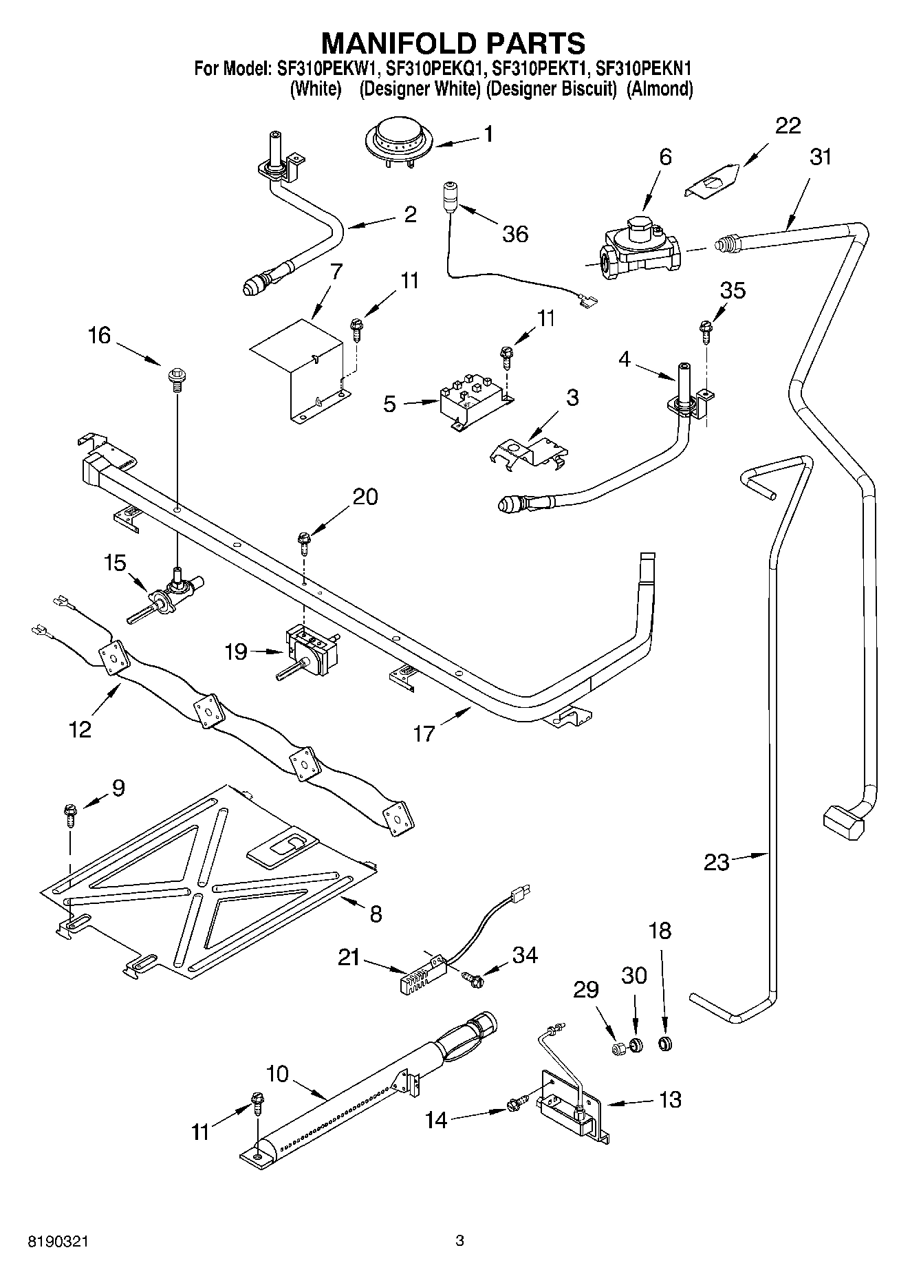 03 - MANIFOLD PARTS