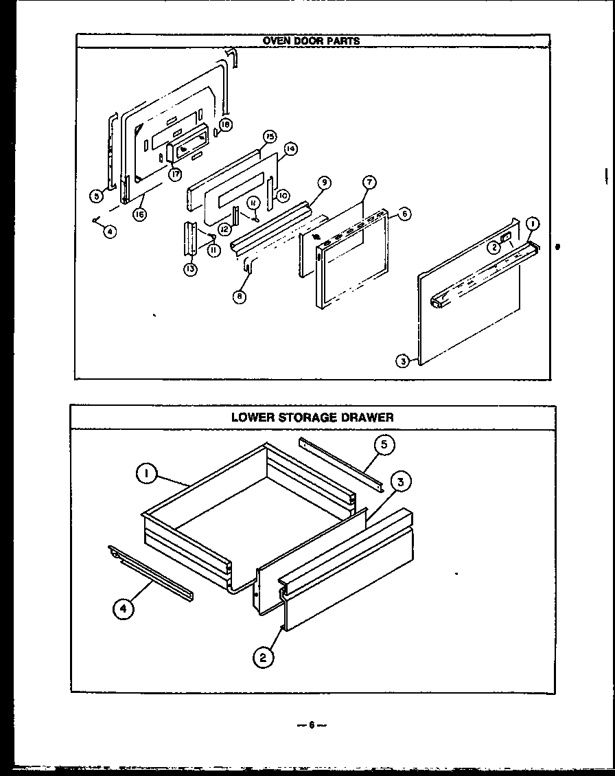 04 - OVEN DOOR PARTS
