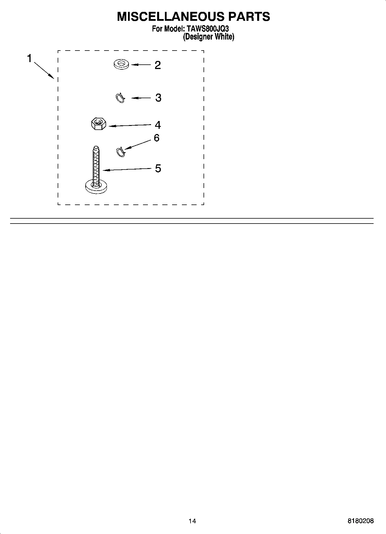 10 - MISCELLANEOUS PARTS OPTIONAL PARTS (NOT INCLUDED)
