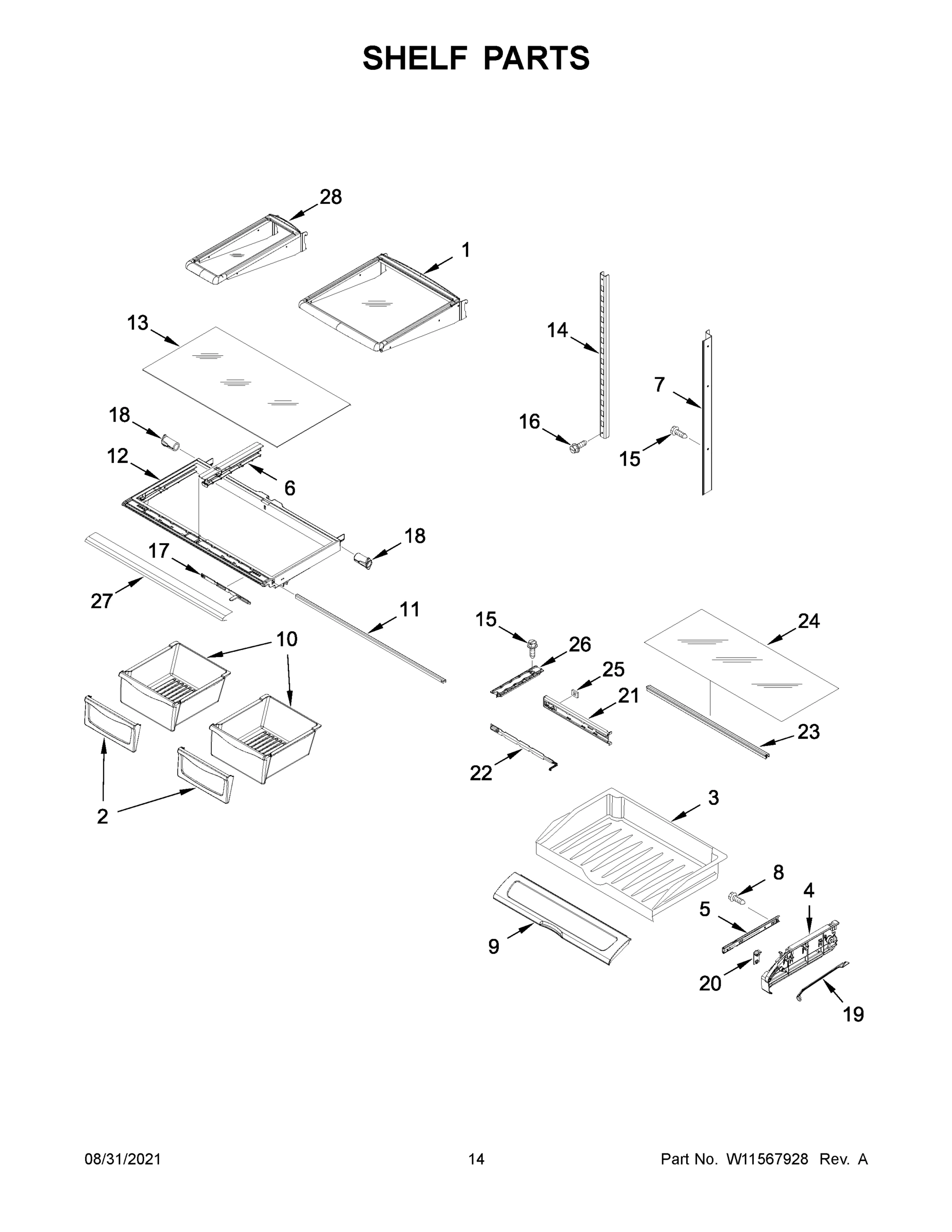08 - SHELF PARTS