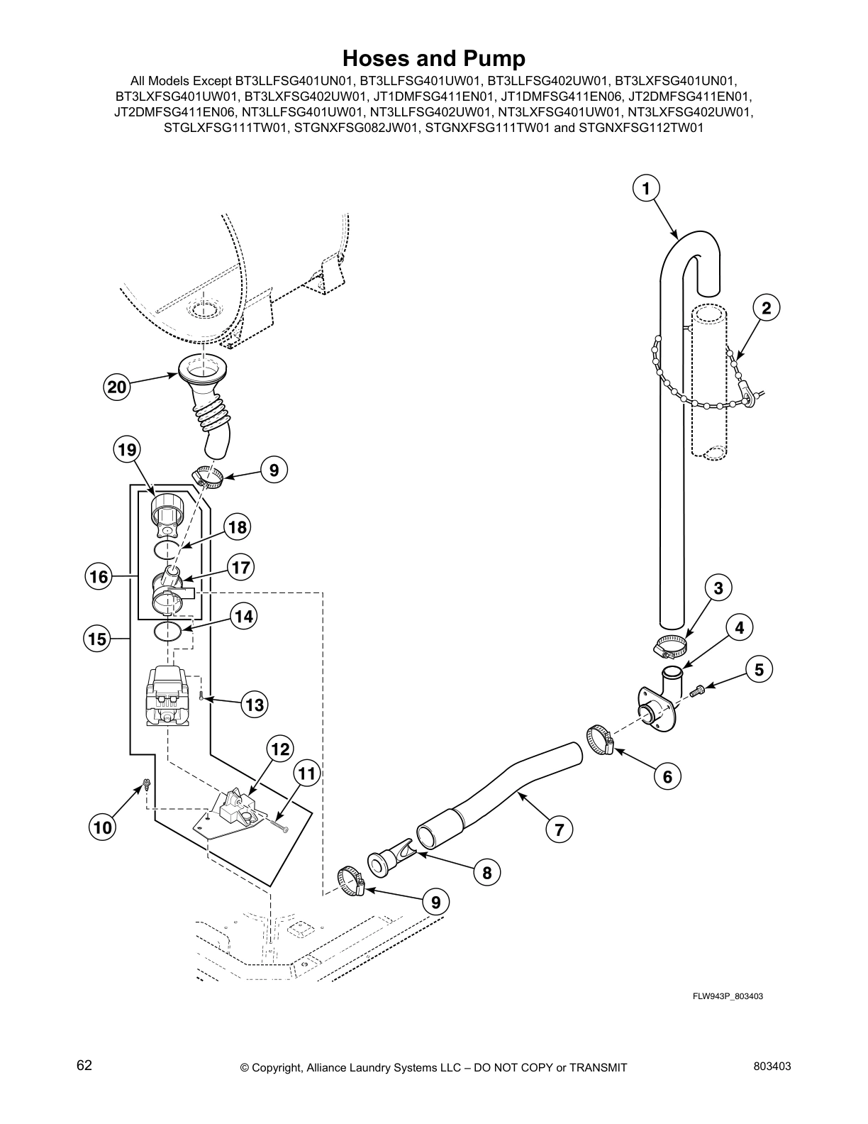 Hoses and Pump