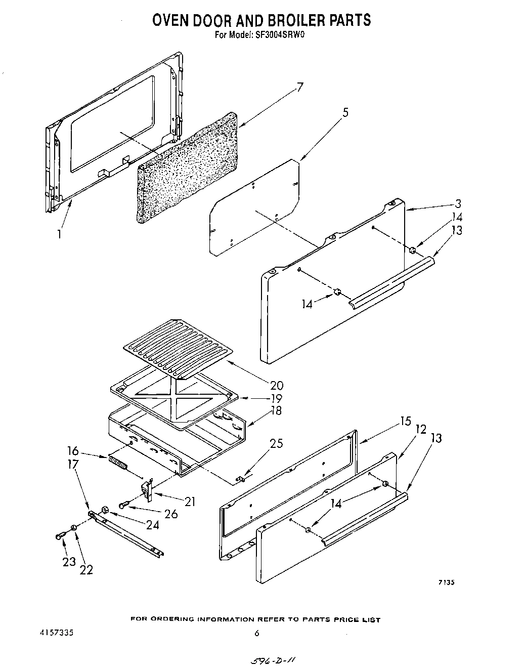 05 - OVEN DOOR AND BROILER
