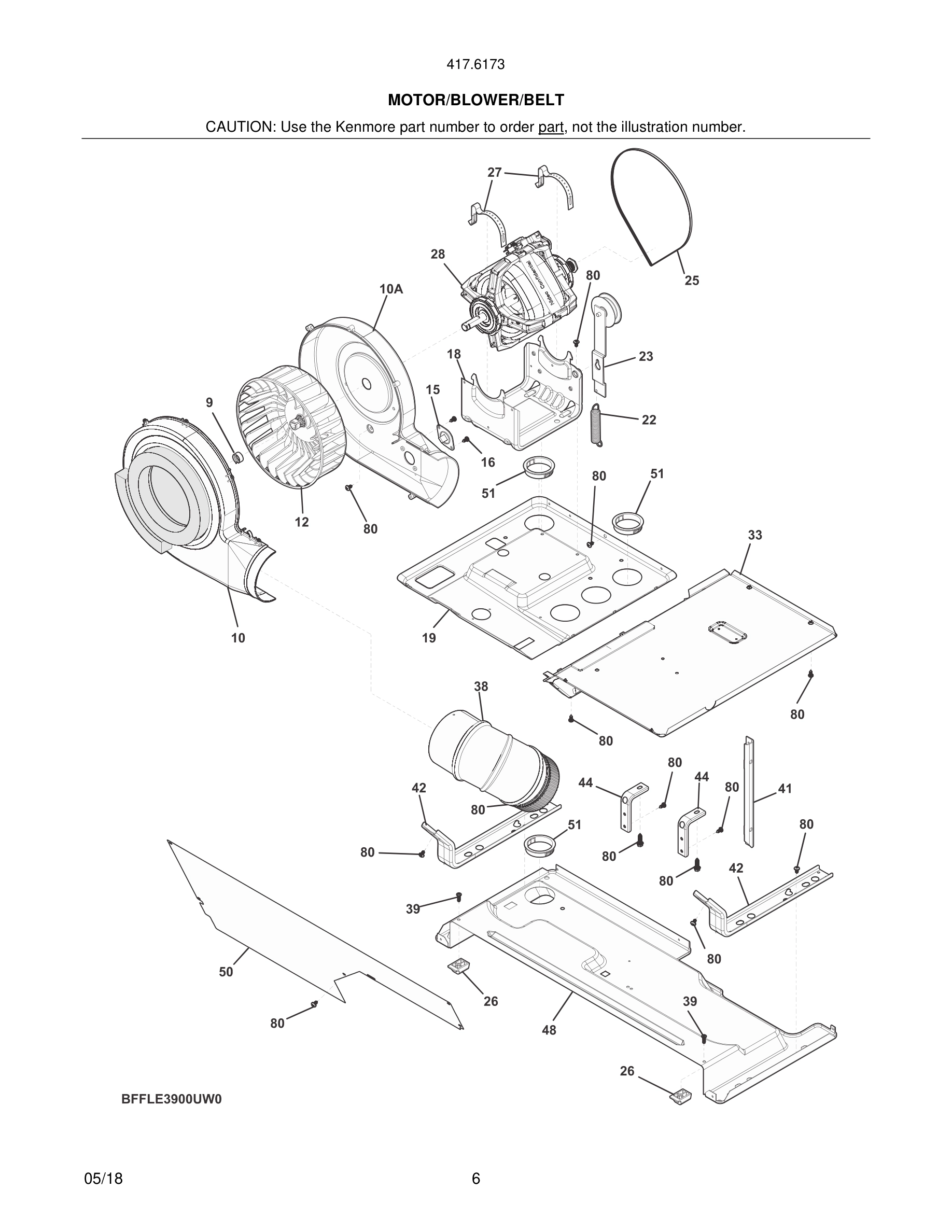 07 - MOTOR/BLOWER/BELT