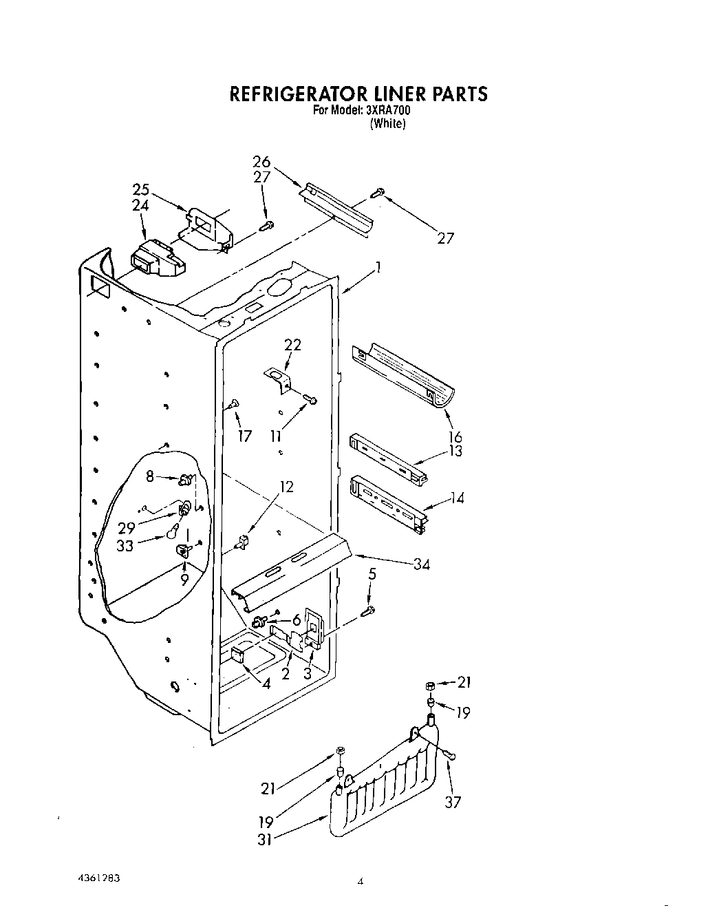 04 - REFRIGERATOR LINER