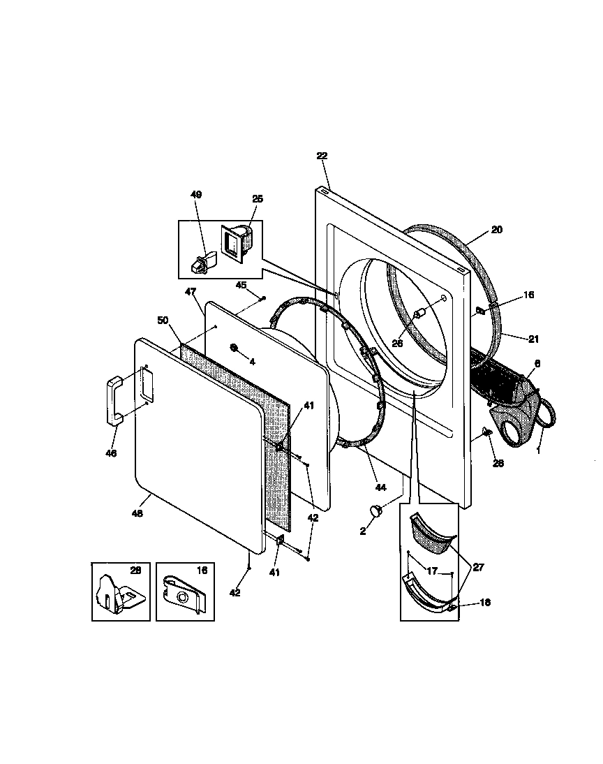 03 - FRONT PANEL/LINT FILTER