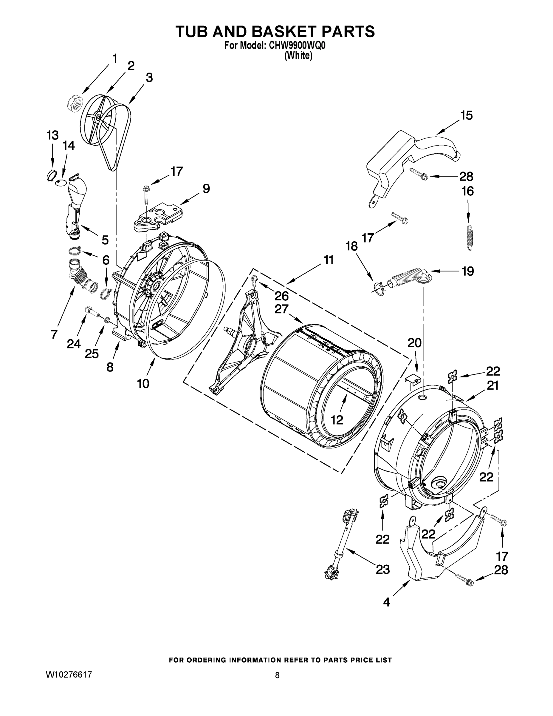 06 - TUB AND BASKET PARTS
