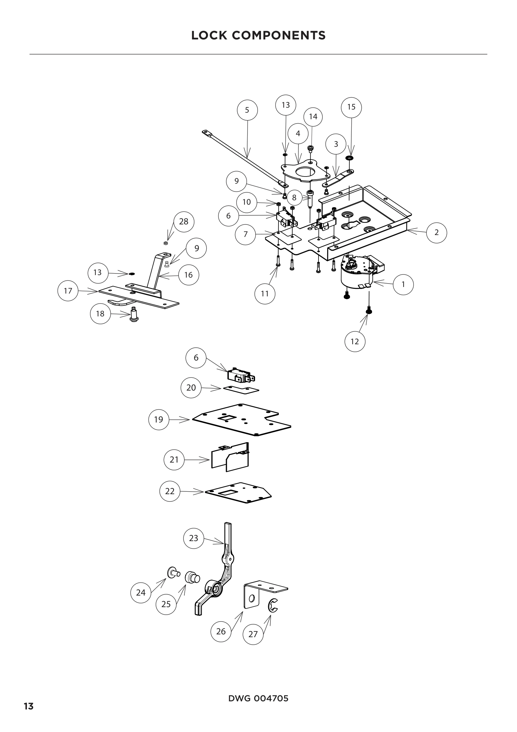 LOCK COMPONENTS