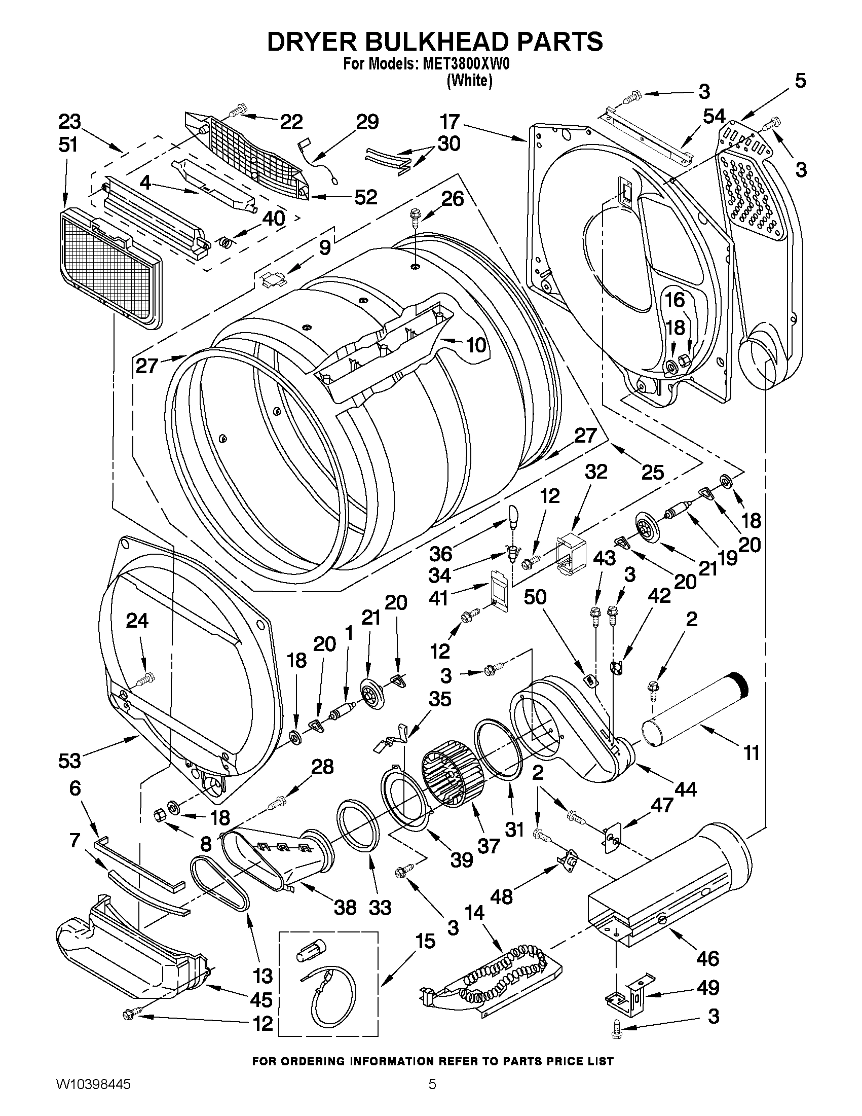 04 - DRYER BULKHEAD PARTS