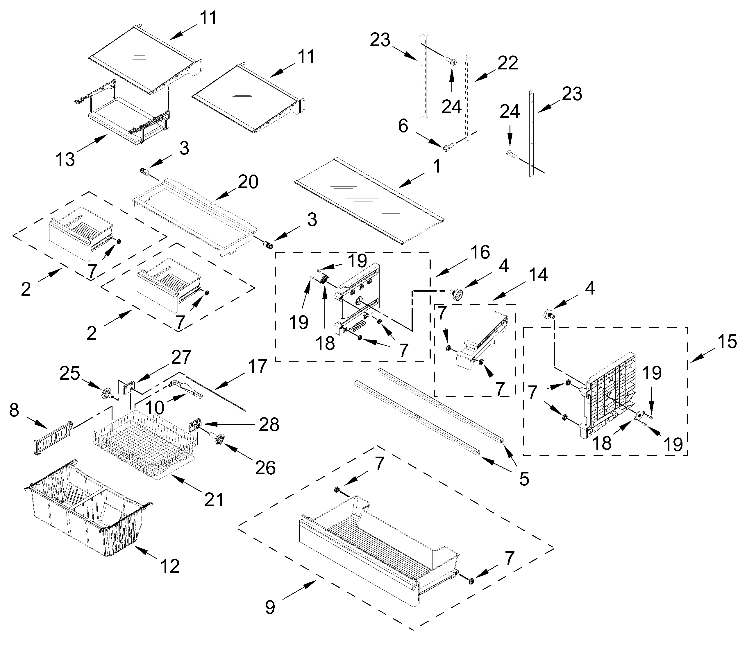 SHELF PARTS