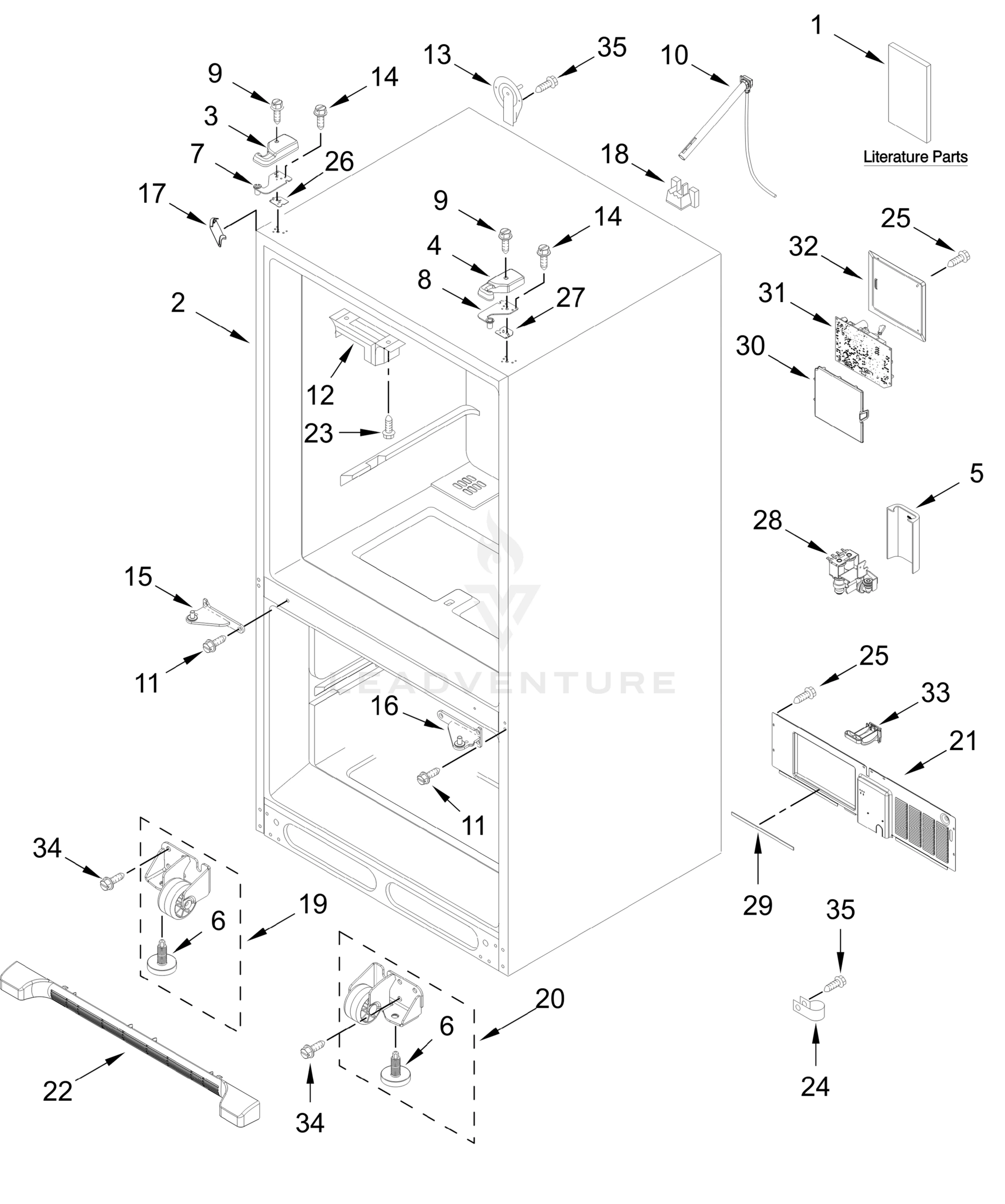 CABINET PARTS