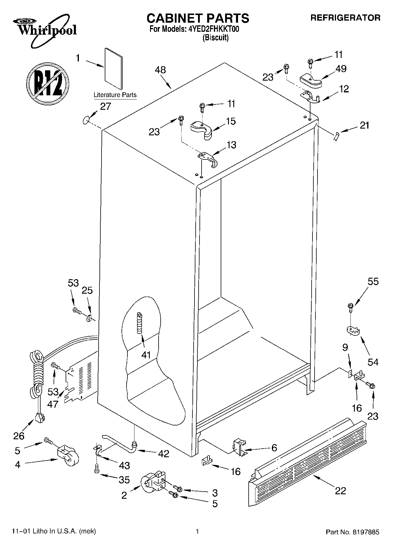 01 - CABINET, LITERATURE