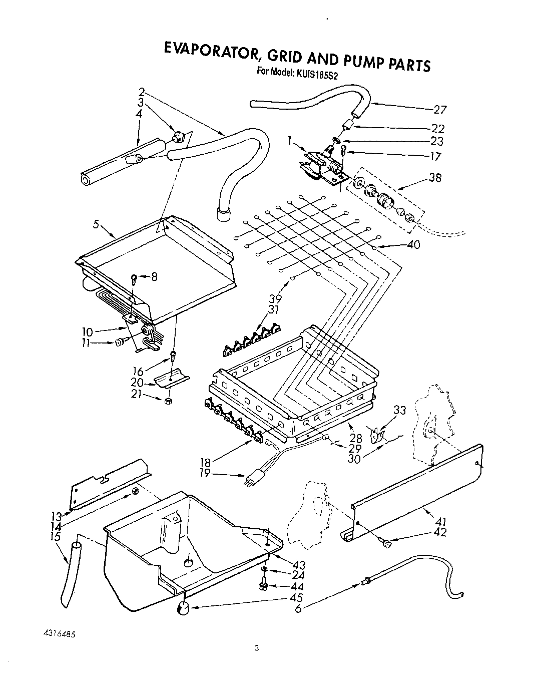 02 - EVAPORATOR, GRID AND PUMP