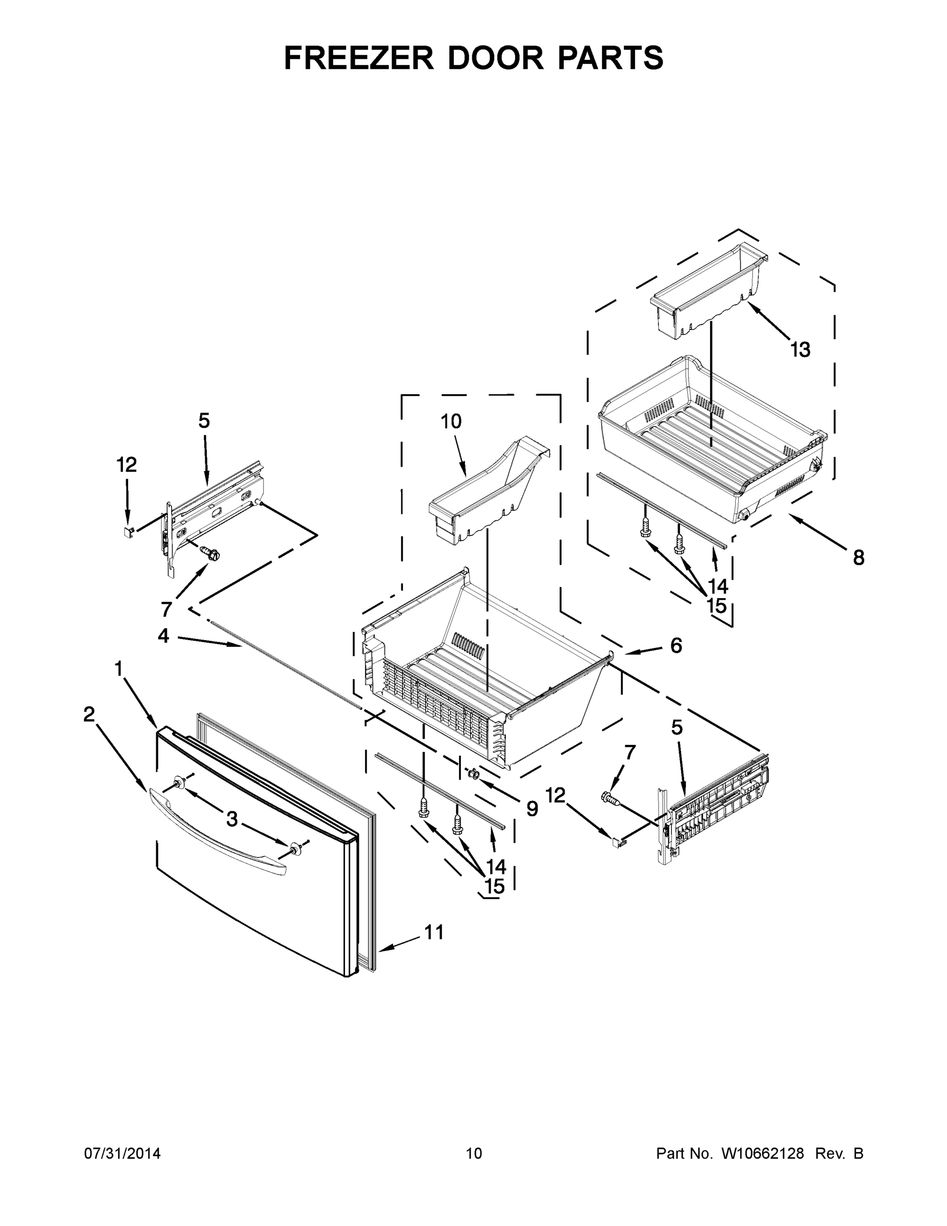 06 - FREEZER DOOR PARTS