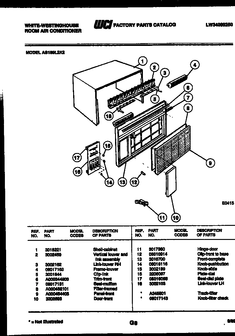 02 - CABINET PARTS