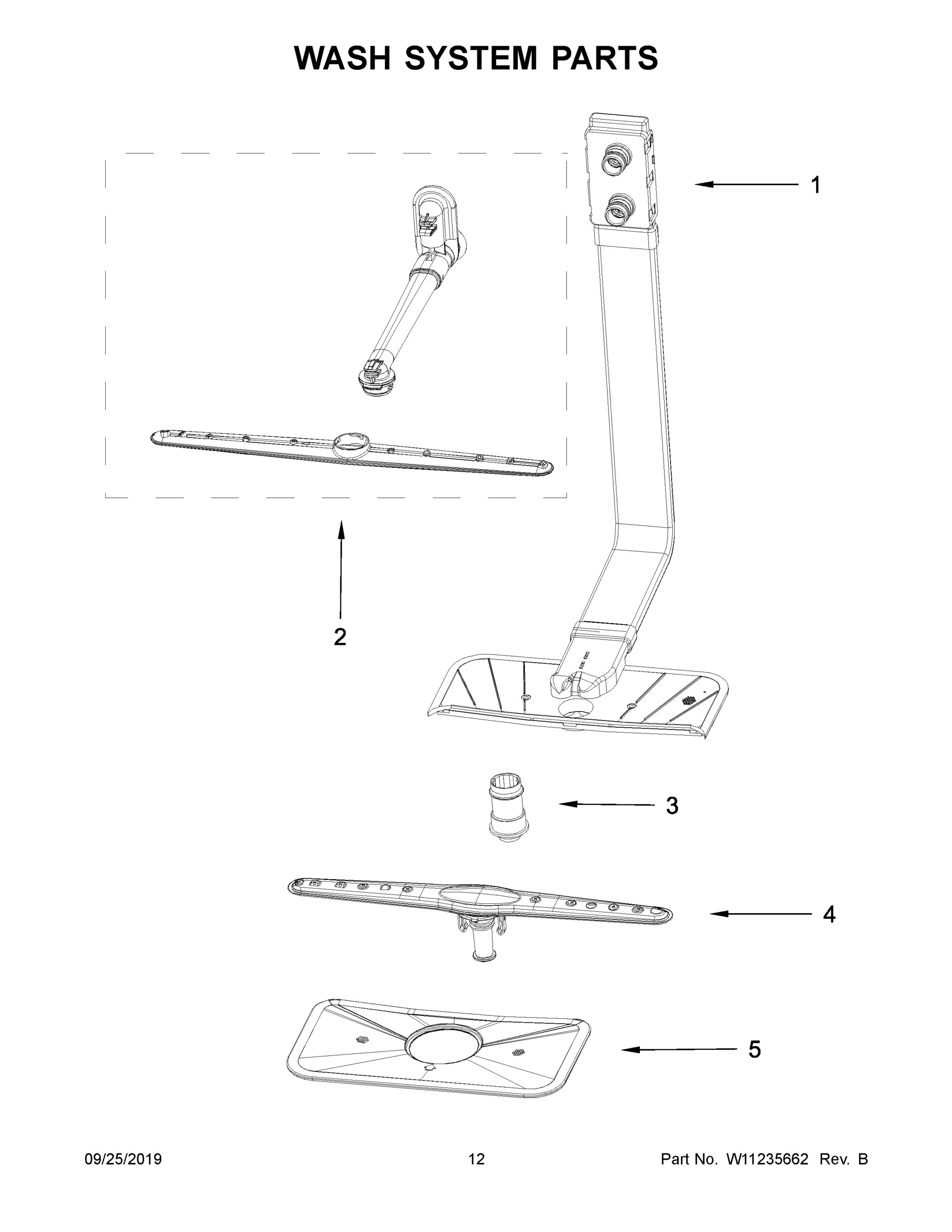 07 - WASH SYSTEM PARTS