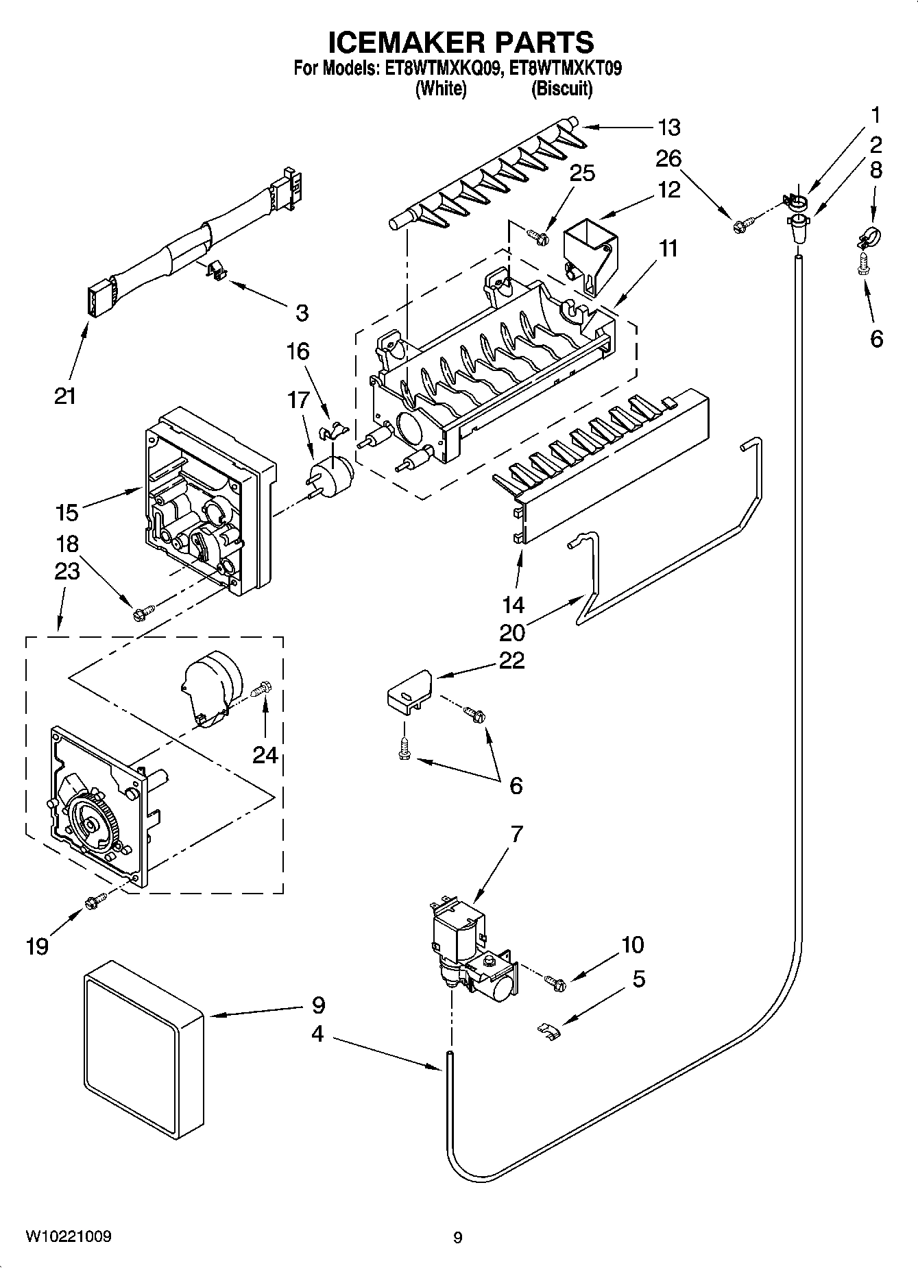 05 - ICEMAKER PARTS