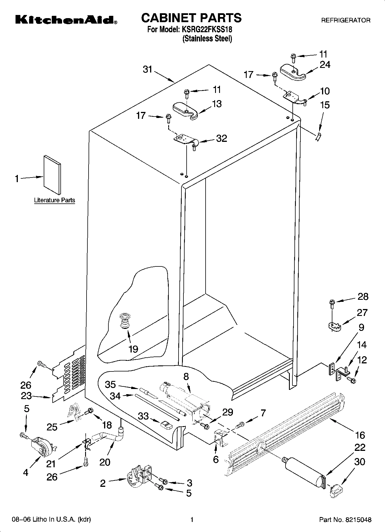 01 - CABINET PARTS