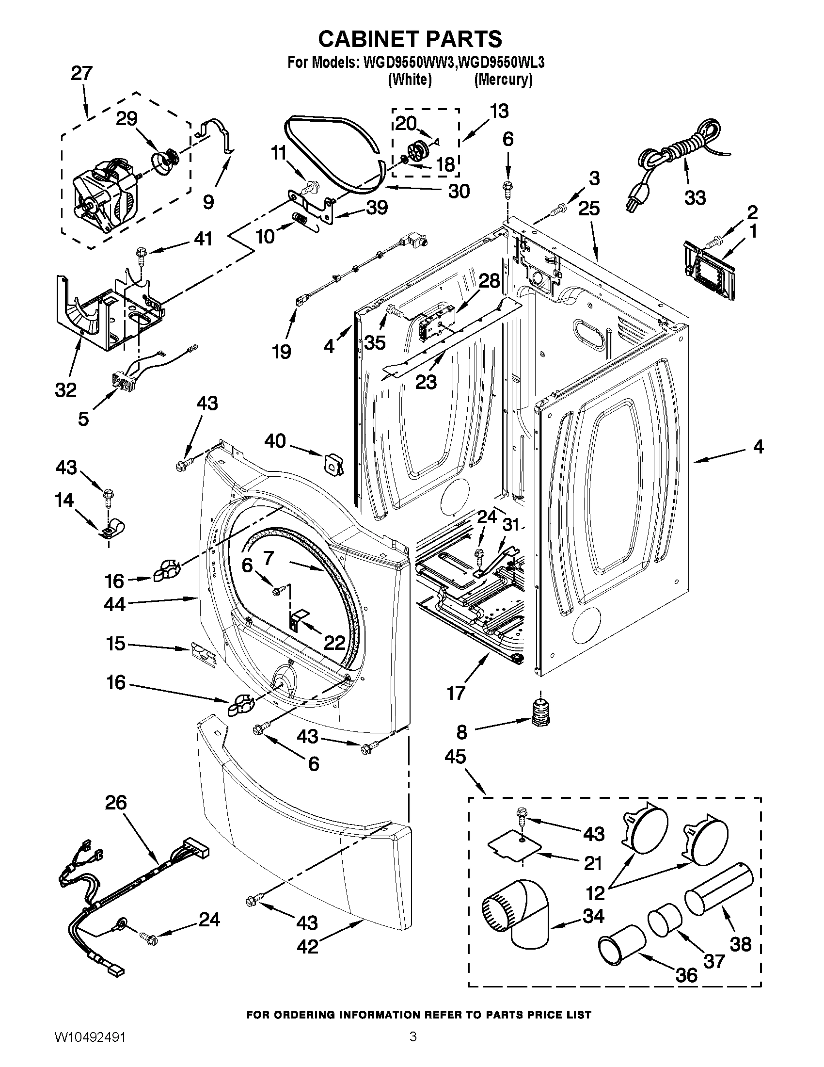 02 - CABINET PARTS
