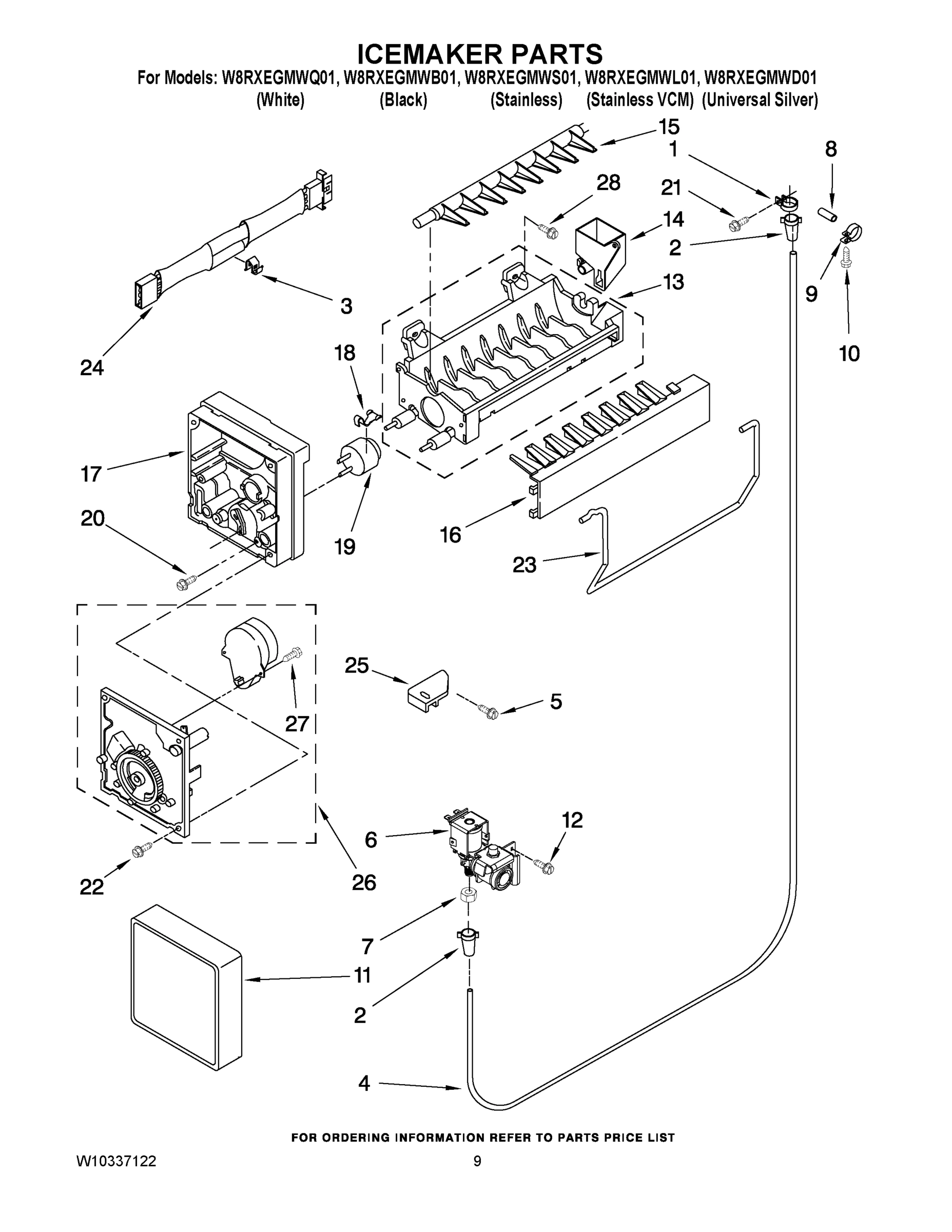 05 - ICEMAKER PARTS