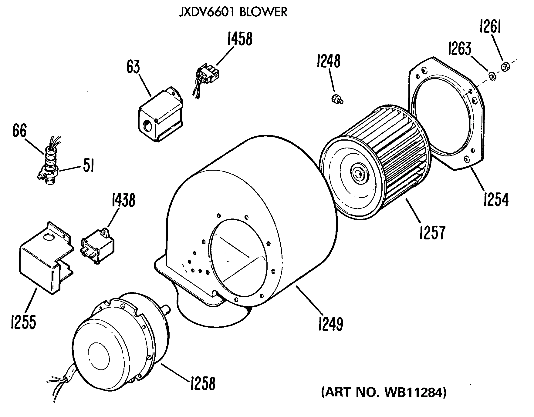 JXDV6601 BLOWER