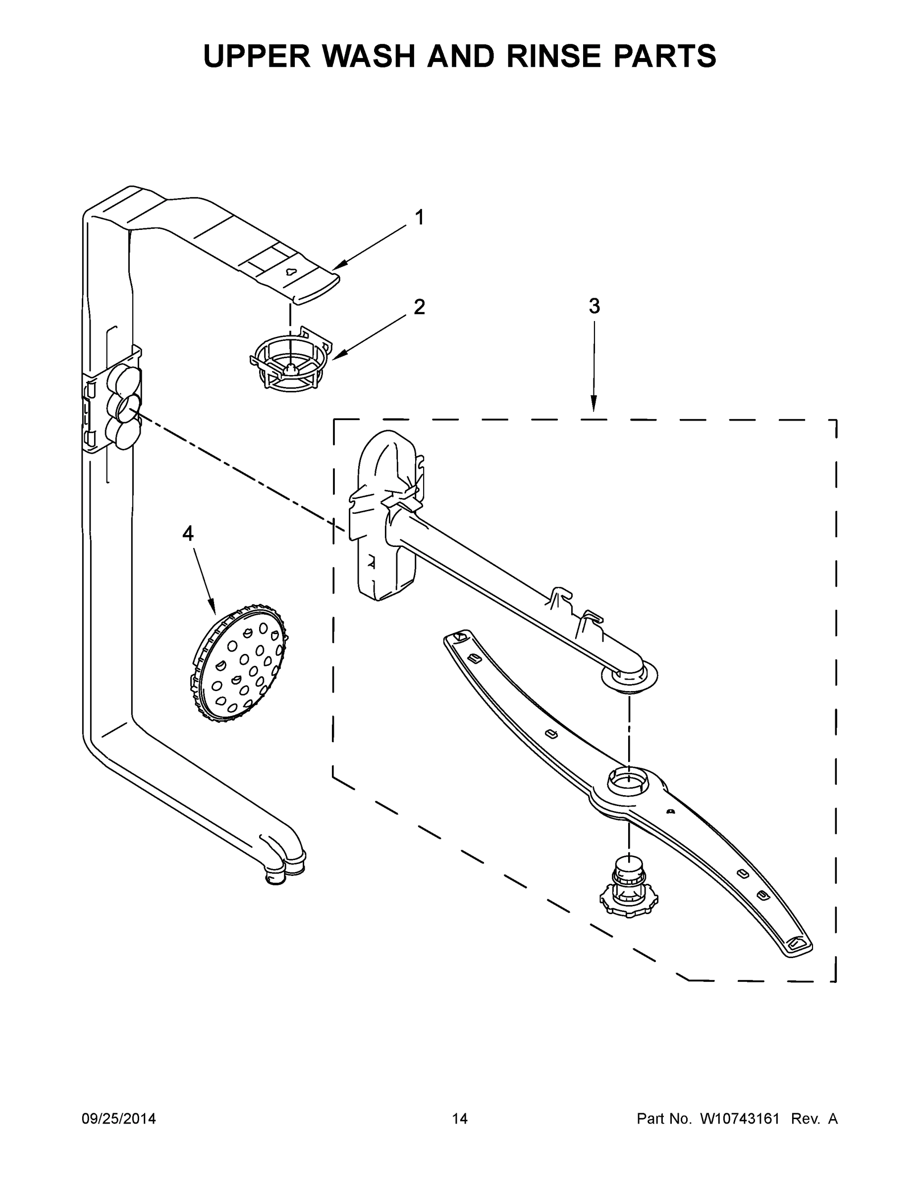 08 - UPPER WASH AND RINSE PARTS