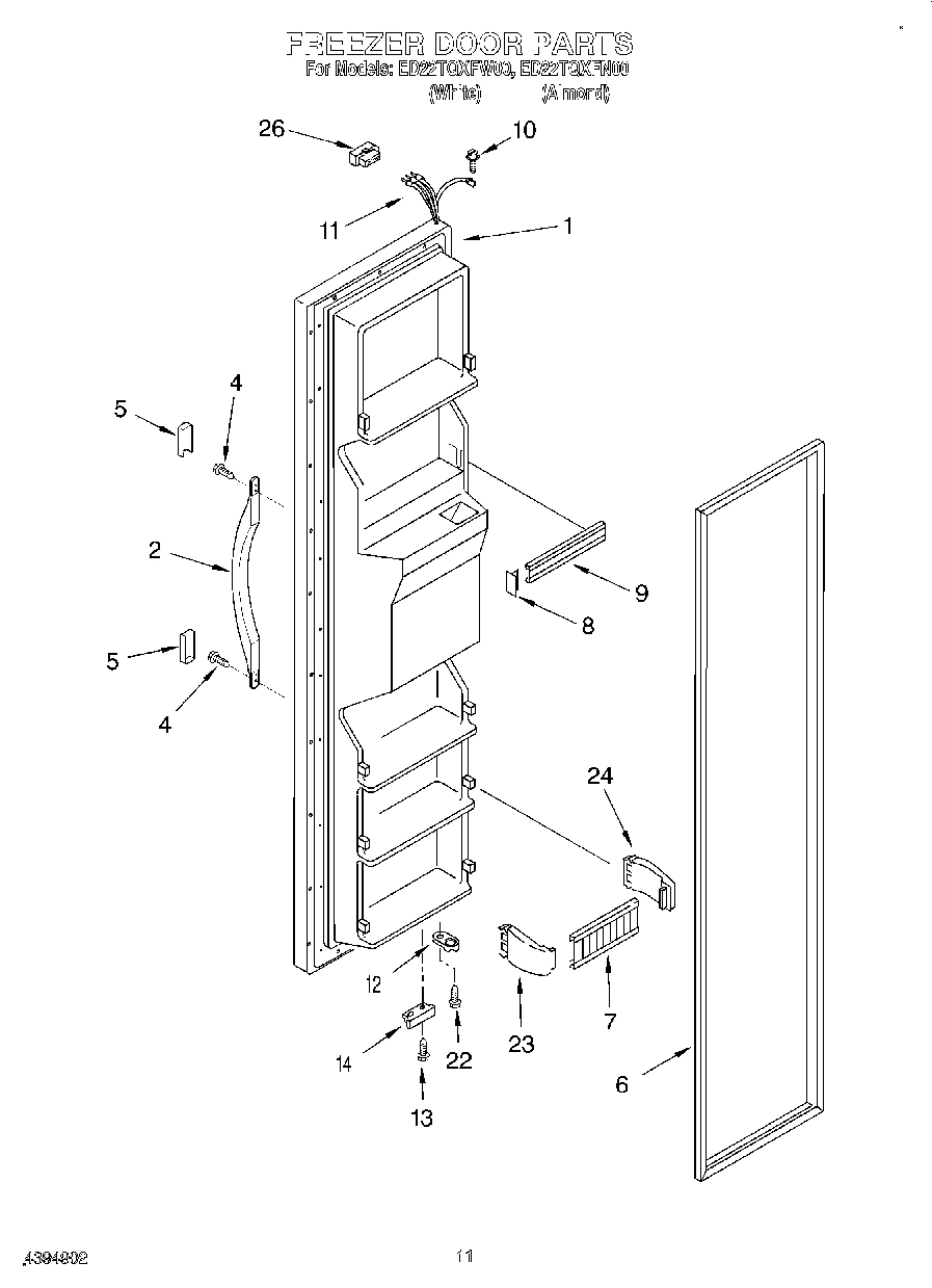 08 - FREEZER DOOR