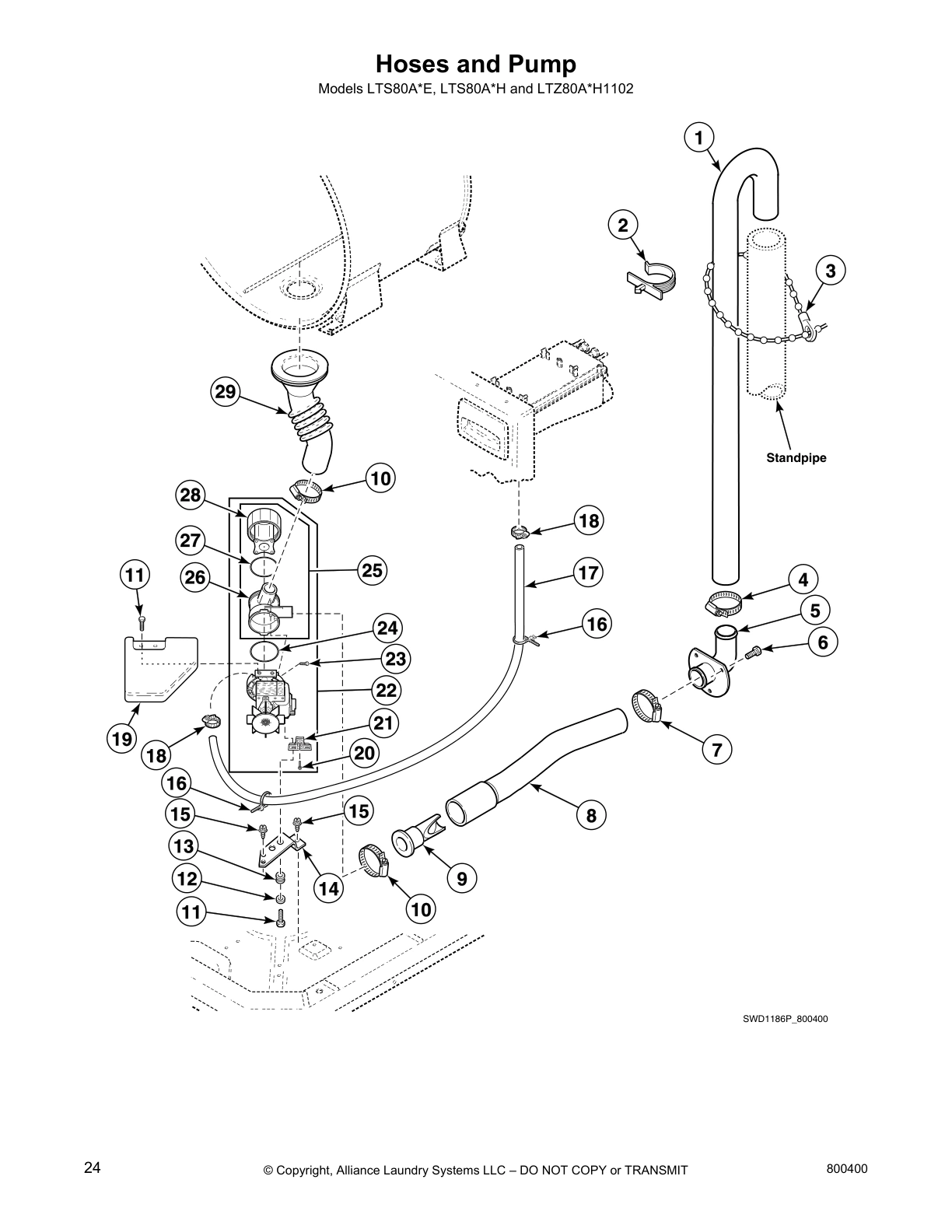 Hoses and Pump