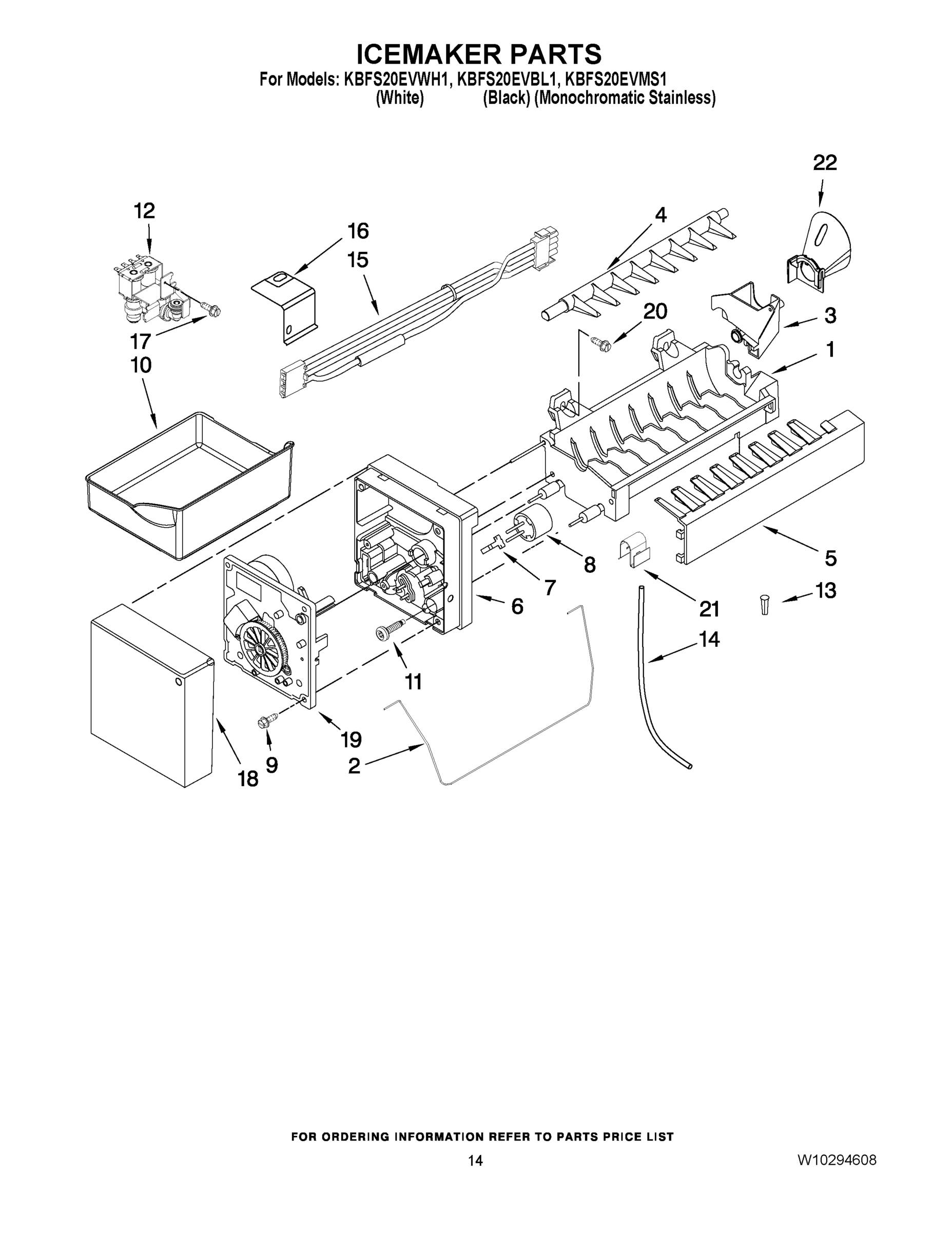 08 - ICEMAKER PARTS