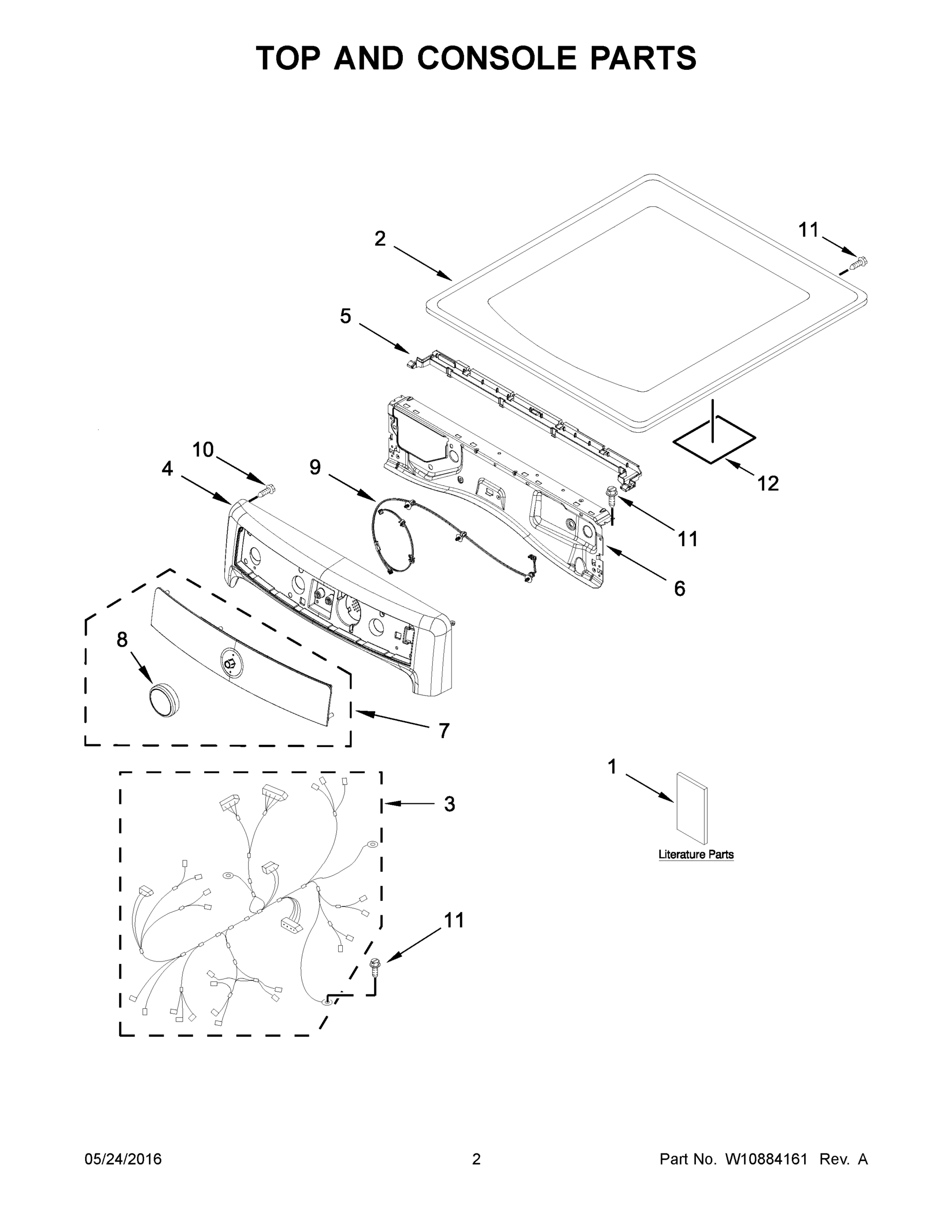 02 - TOP AND CONSOLE PARTS