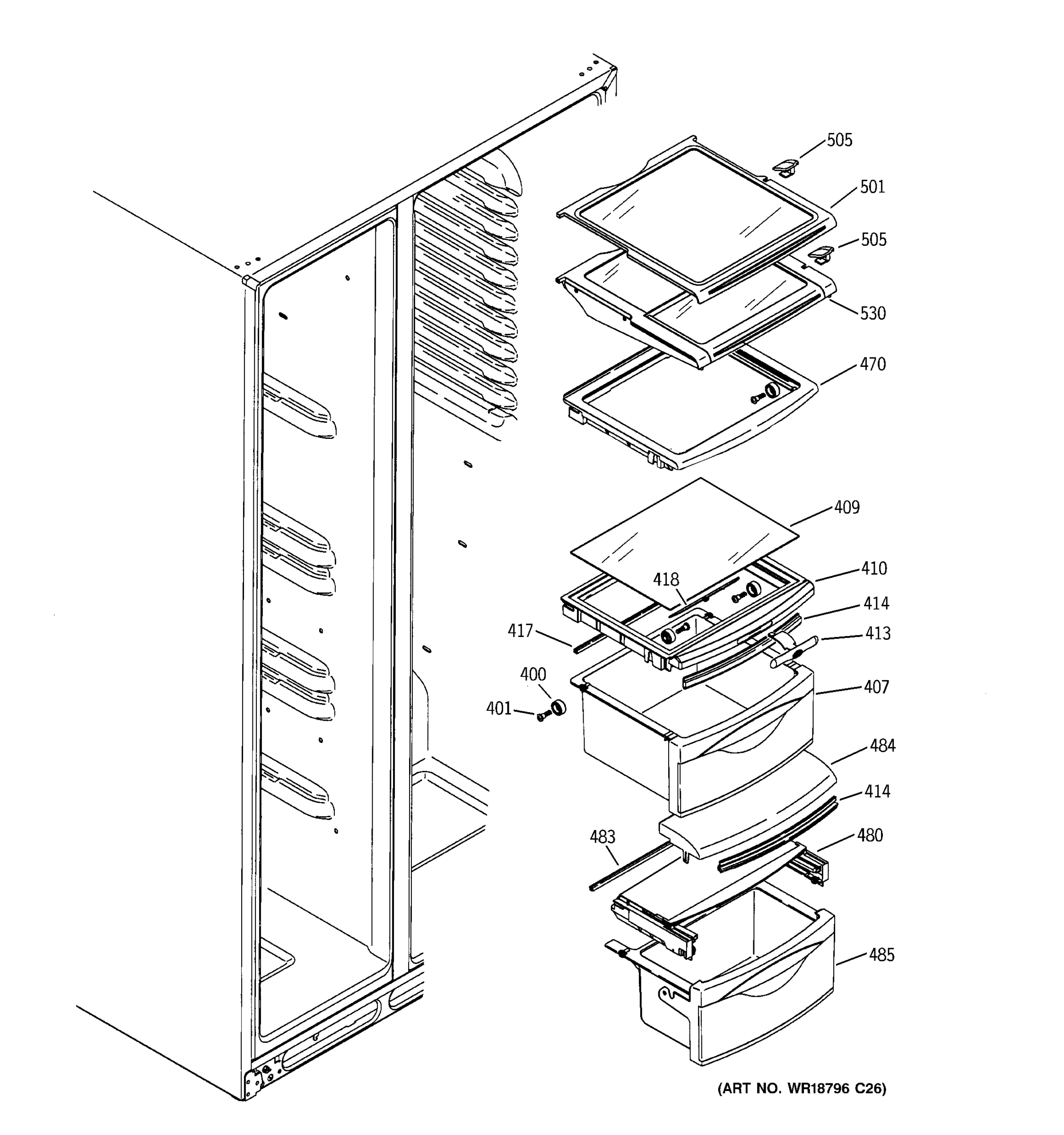 FRESH FOOD SHELVES