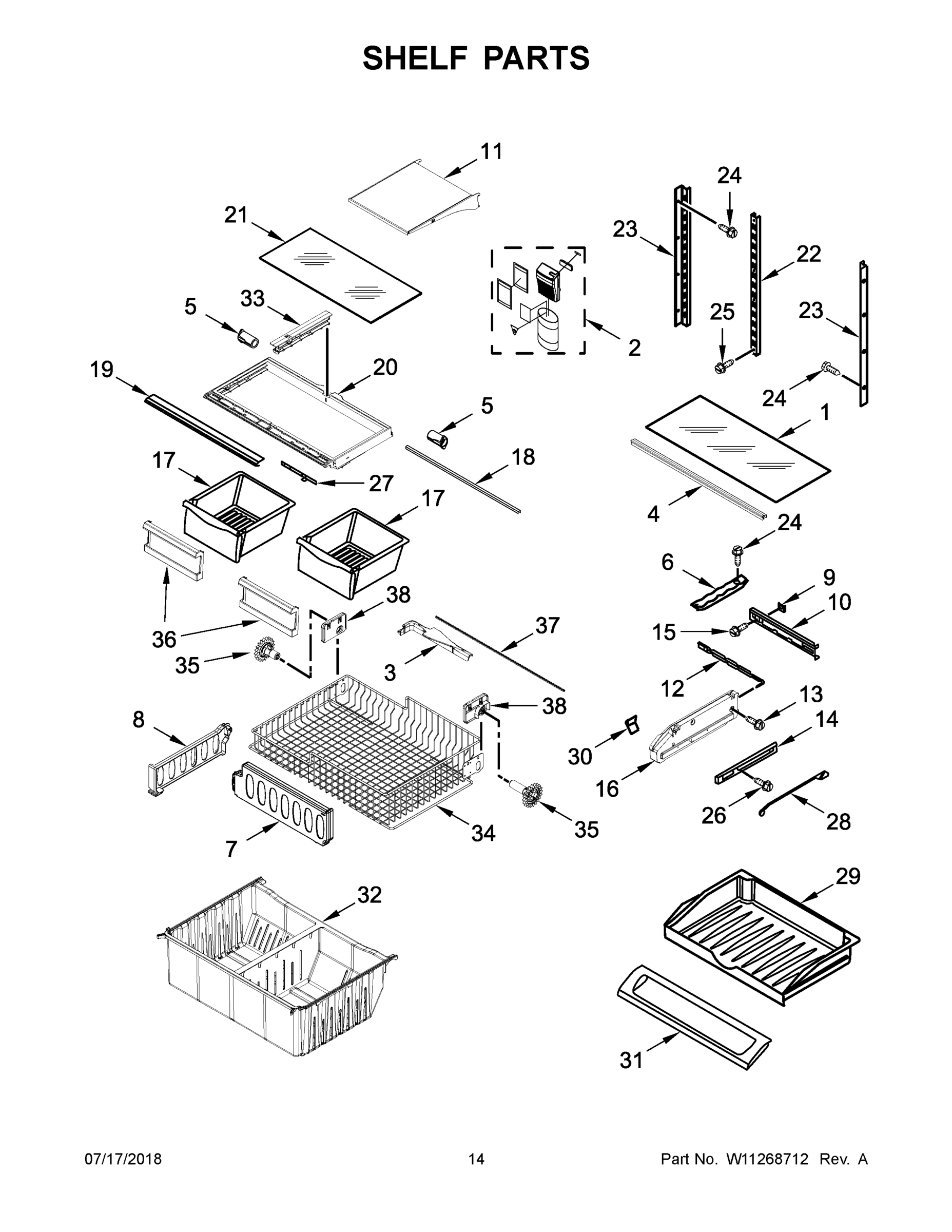 08 - SHELF PARTS