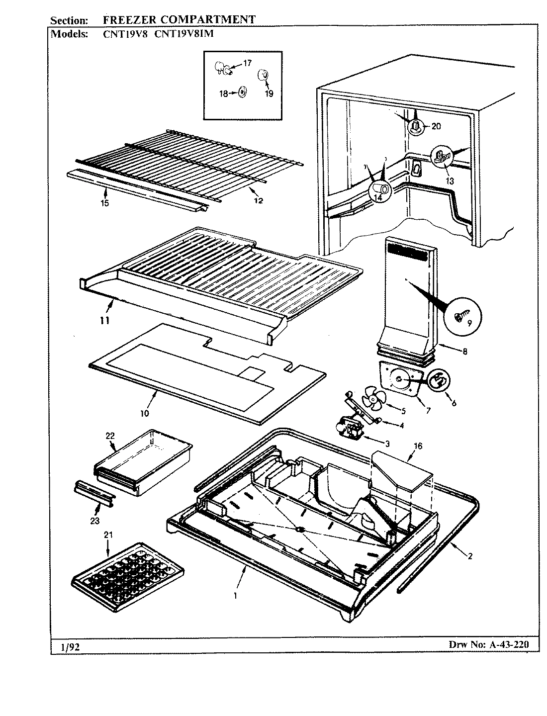 01 - FREEZER COMPARTMENT