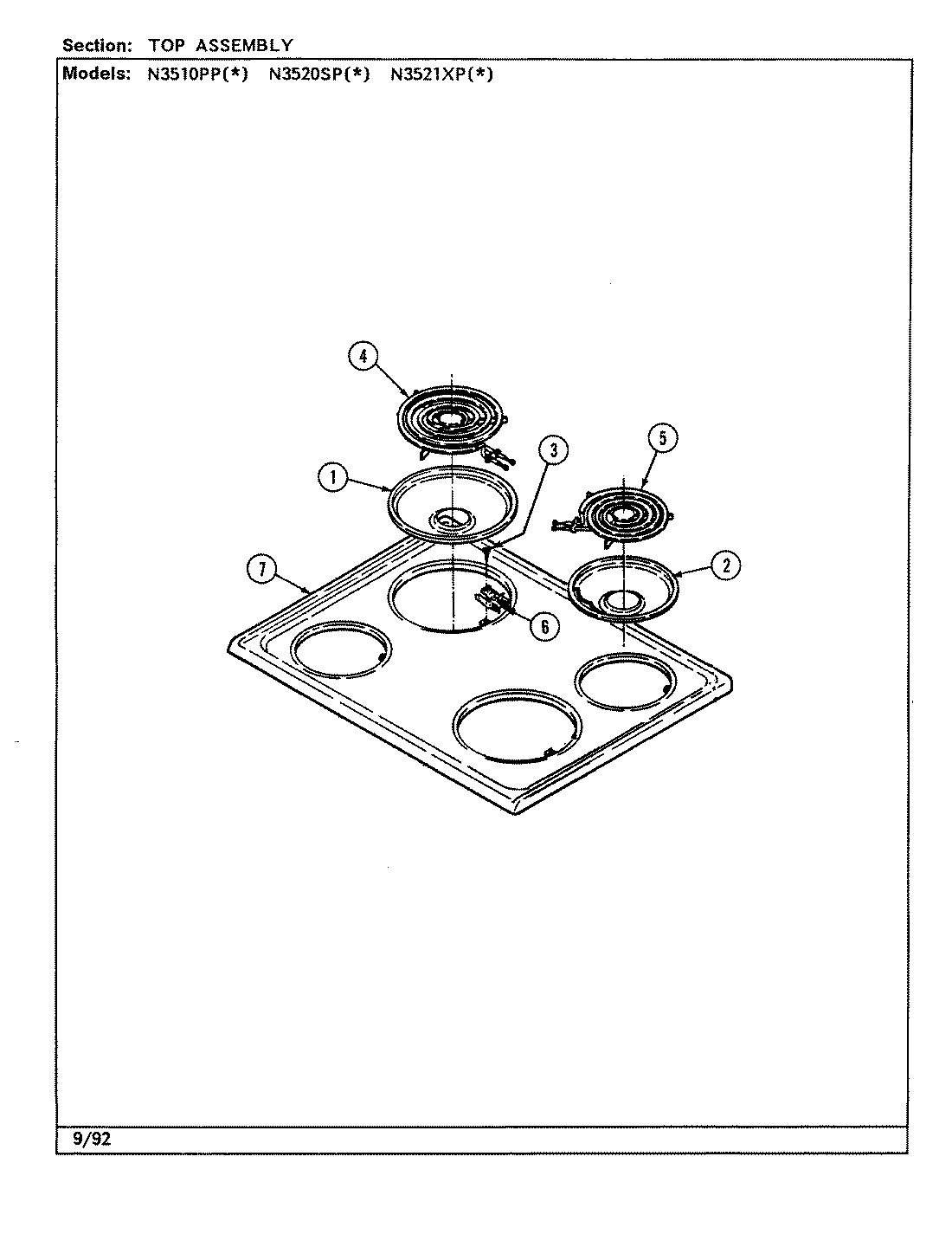07 - TOP ASSEMBLY (N3510PPx, N3520SPx)