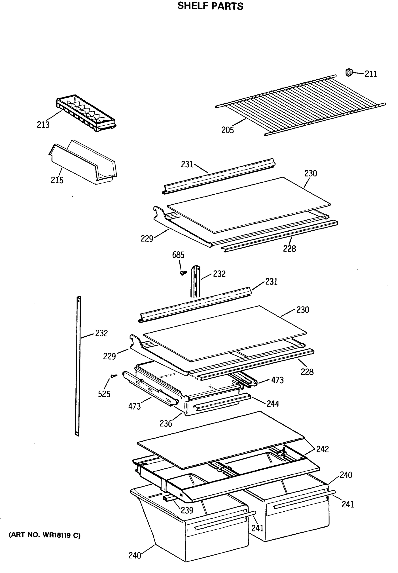 SHELF PARTS
