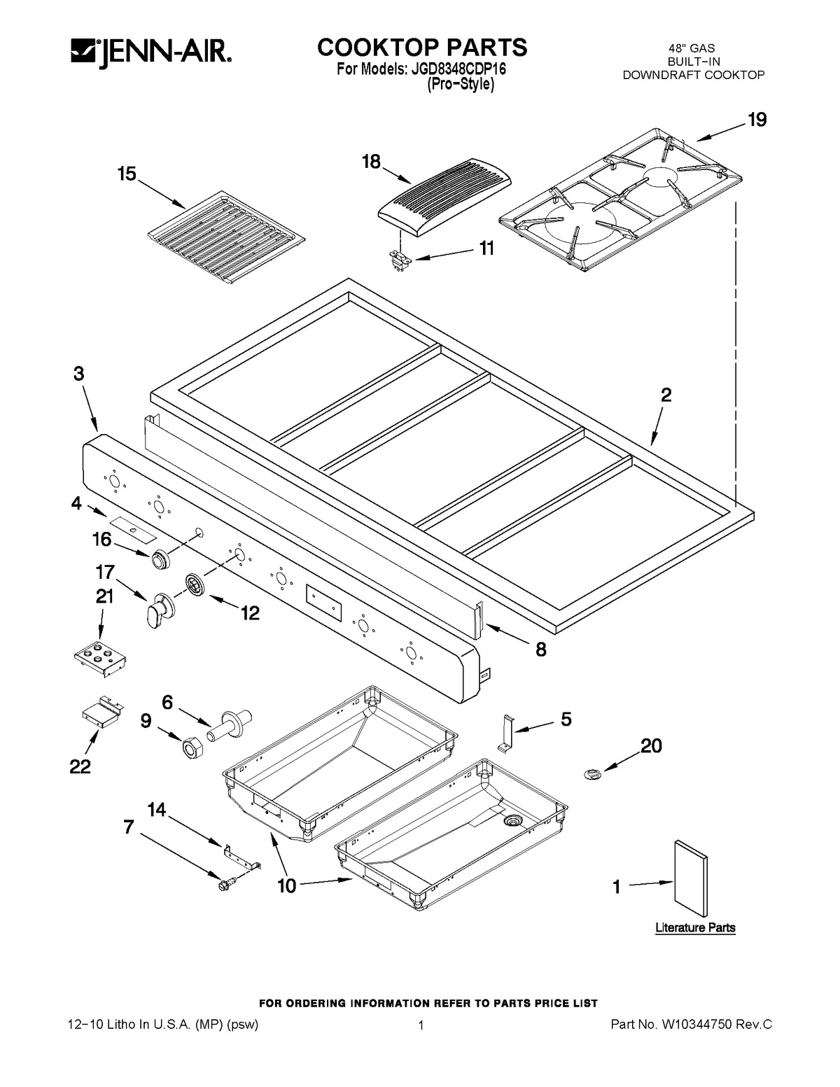 01 - COOKTOP PARTS