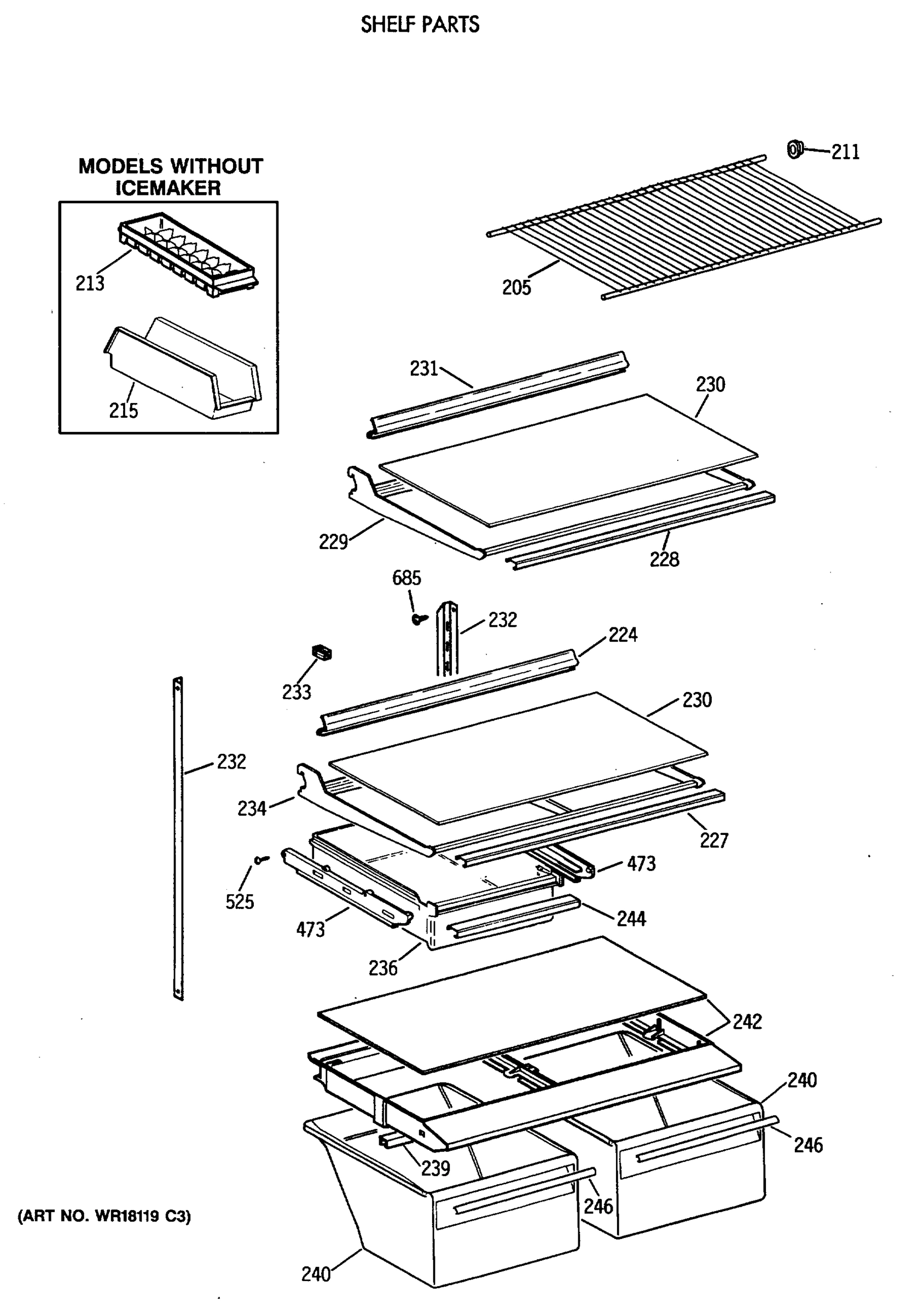 SHELF PARTS