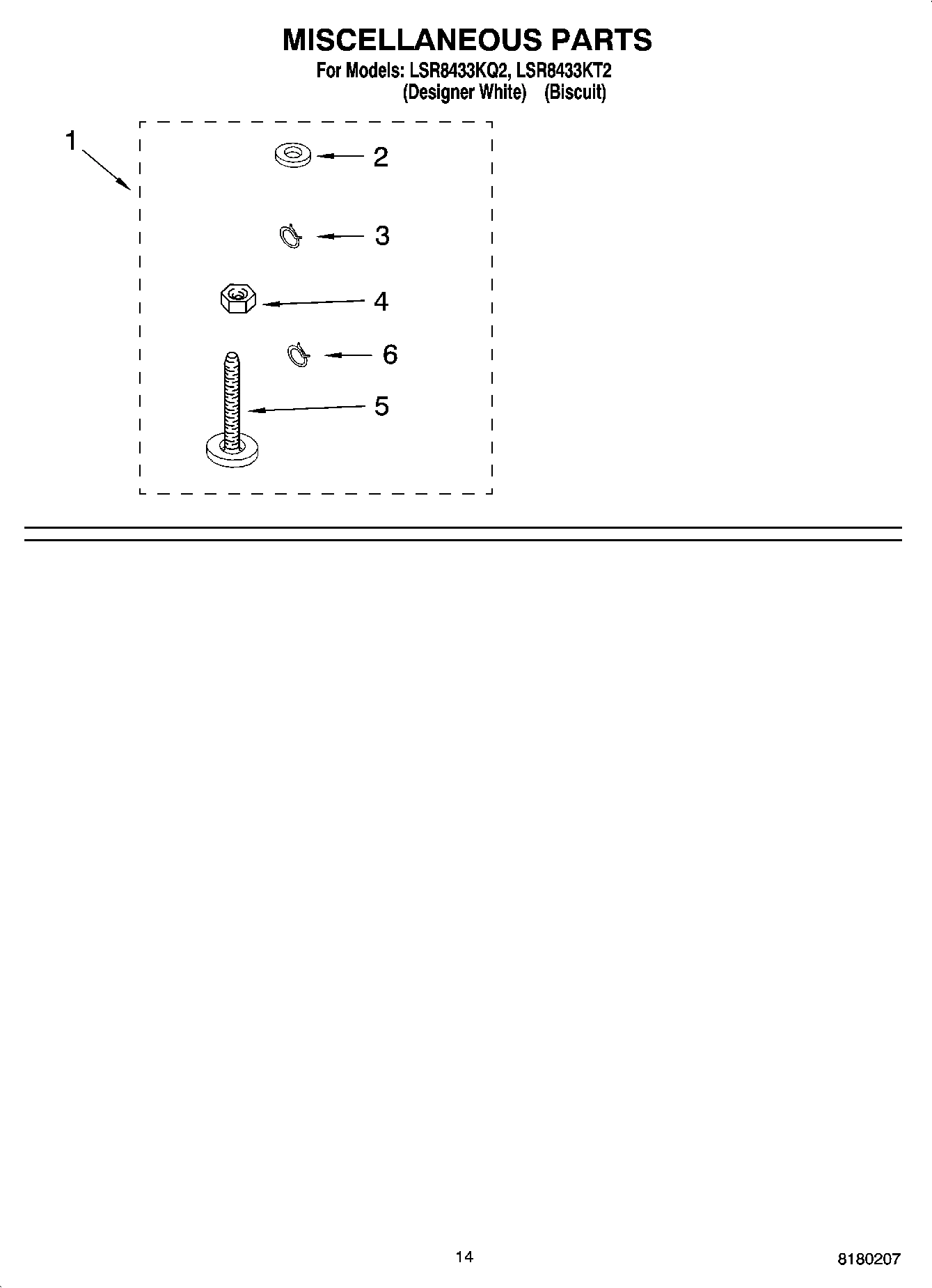 10 - MISCELLANEOUS PARTS - OPTIONAL PARTS (NOT INCLUDED)