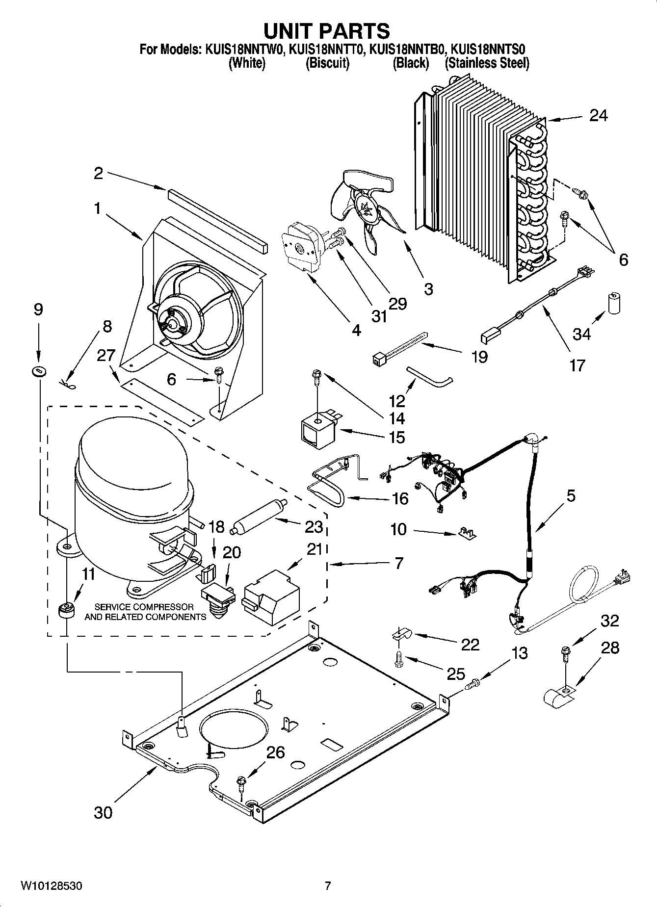 05 - UNIT PARTS, OPTIONAL PARTS